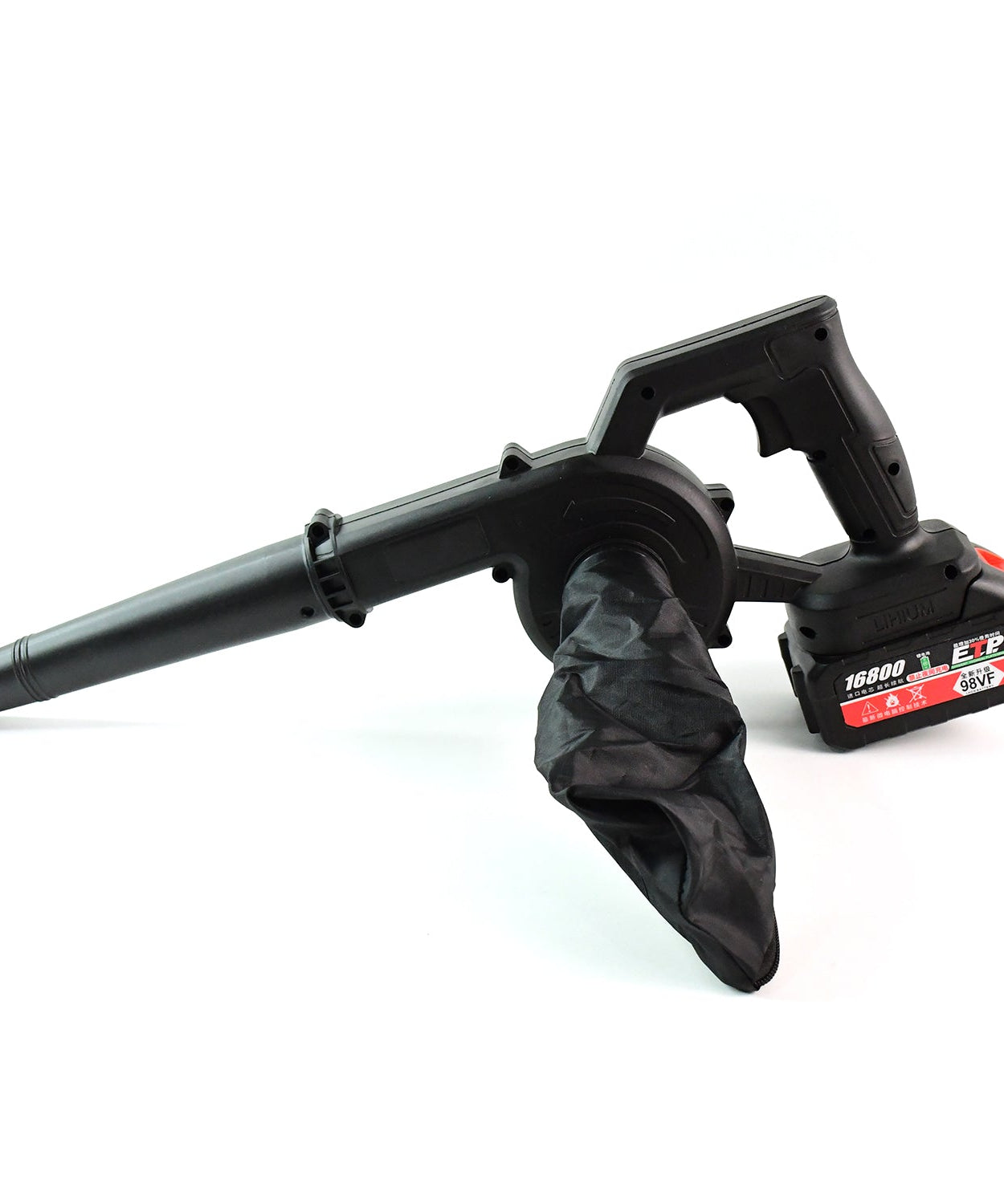 Multi-Purpose Home and Garden Air Blower Kit with Collection Bag for Easy Cleaning