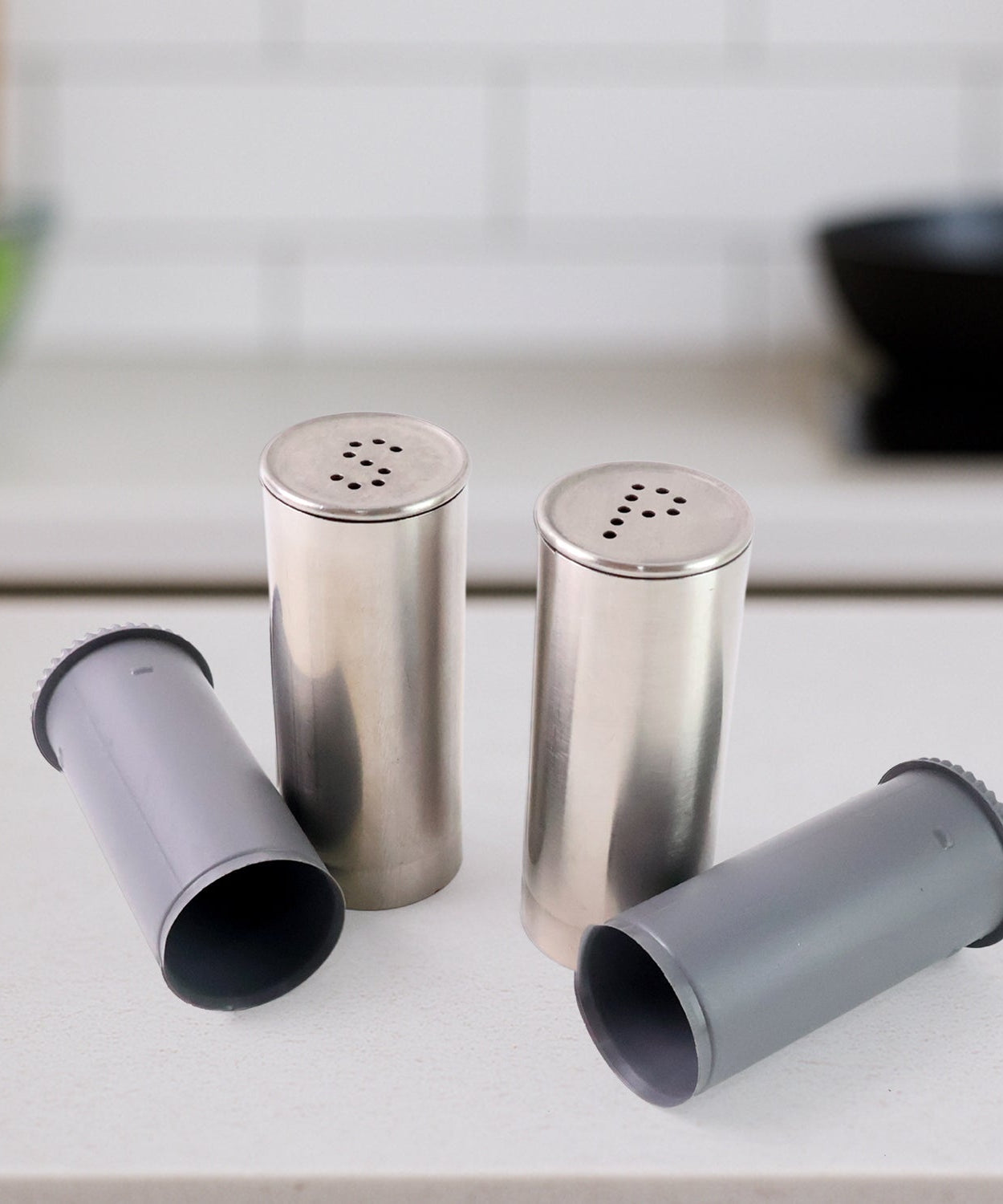 Supermom Stainless Steel Salt and Pepper Shaker Set (2 Pc)