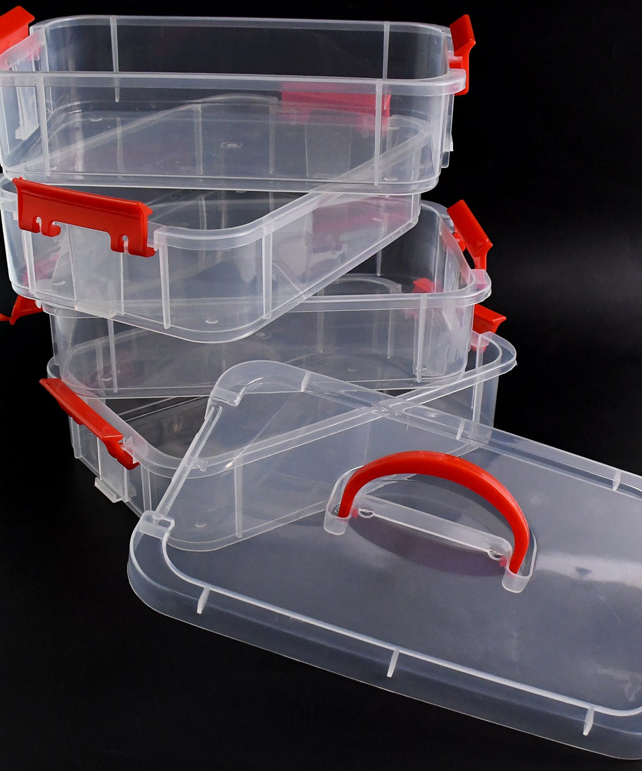 4-Layer Transparent Multipurpose Plastic Storage Box