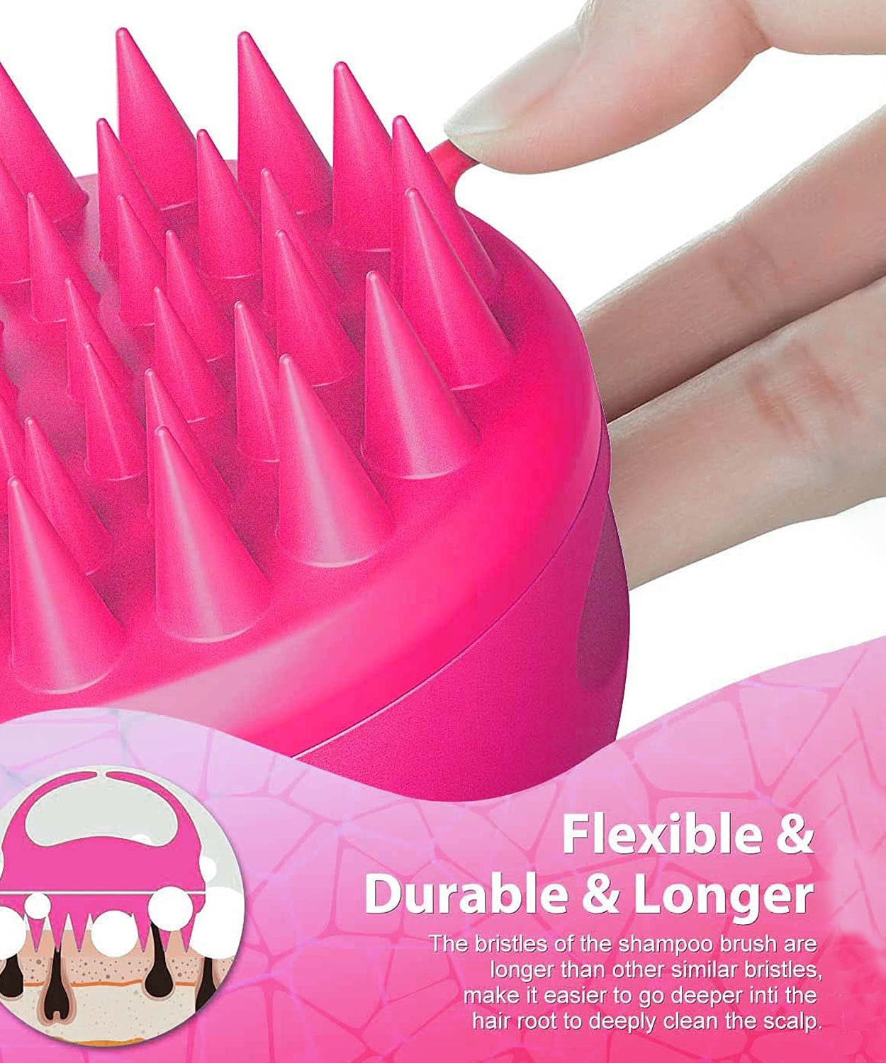 Shampoo Scalp Brush Comb