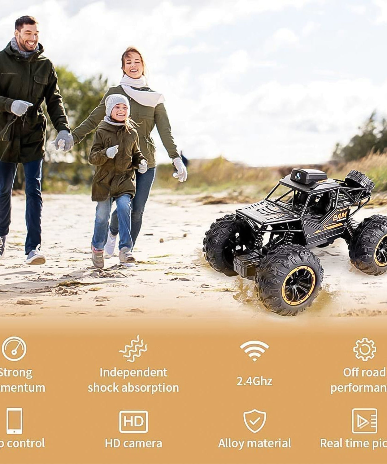 Remote Control Off-Road Truck with HD Camera