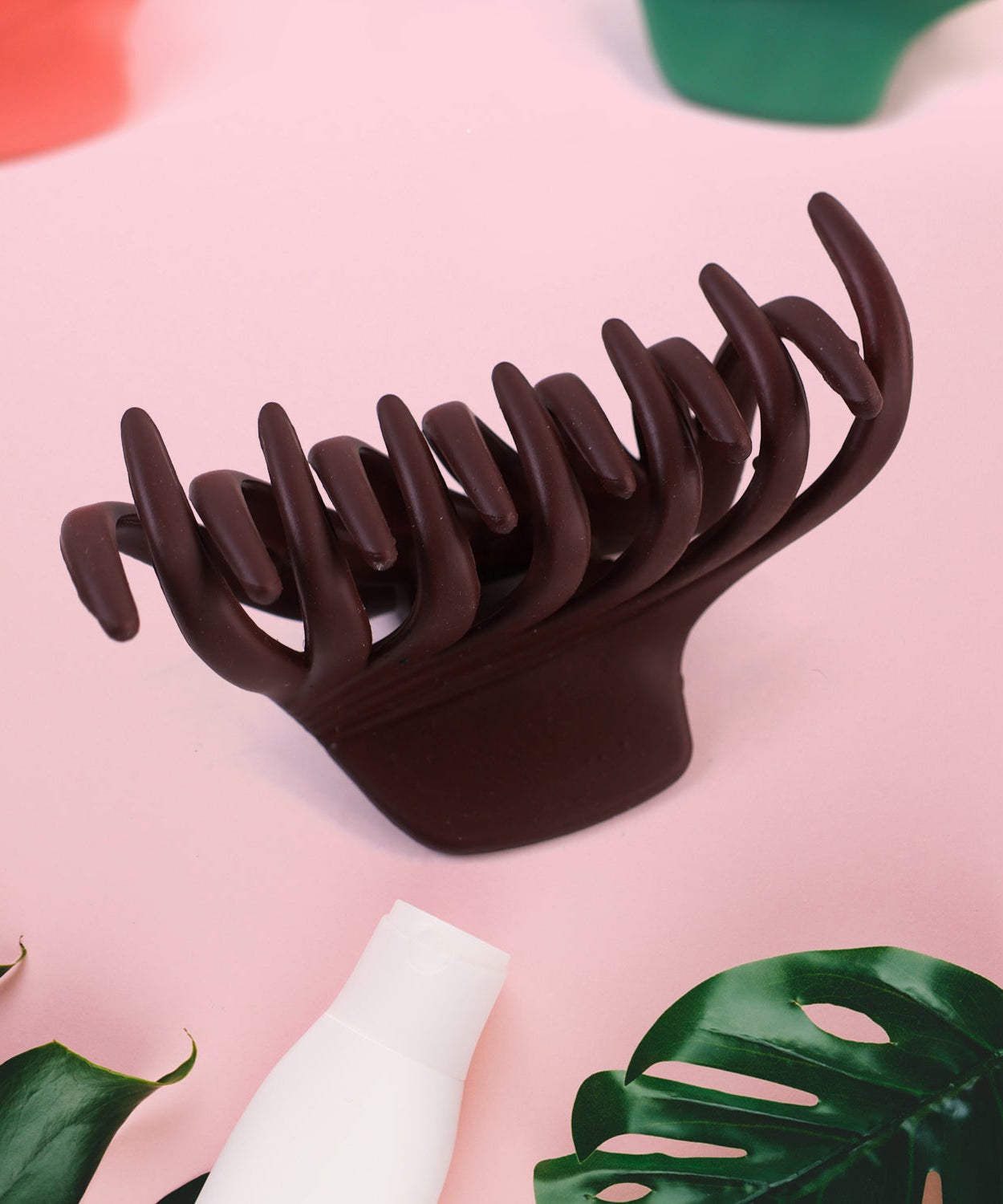 Plastic Hair Clamp Grip, Simple Matte Hair Barrette Clamp (1 Pc)