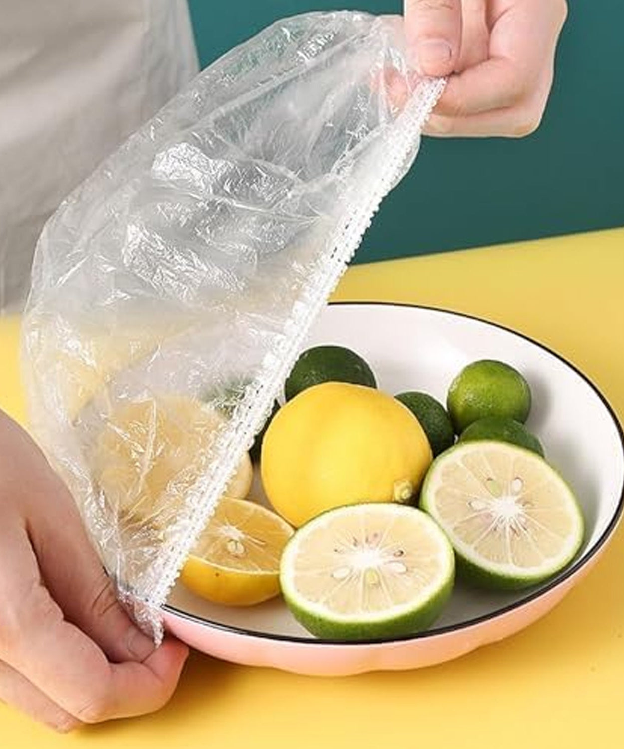 Disposable Elastic Food Storage Covers Bag (100 Pcs Set / Small)