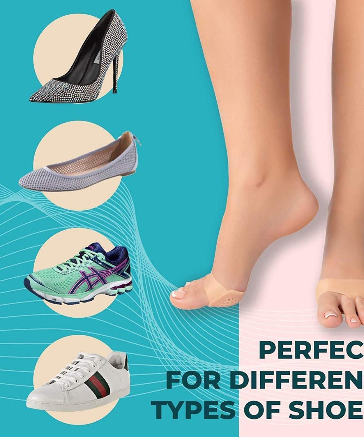 Silicone Tiptoe Protector – Cover for Men & Women