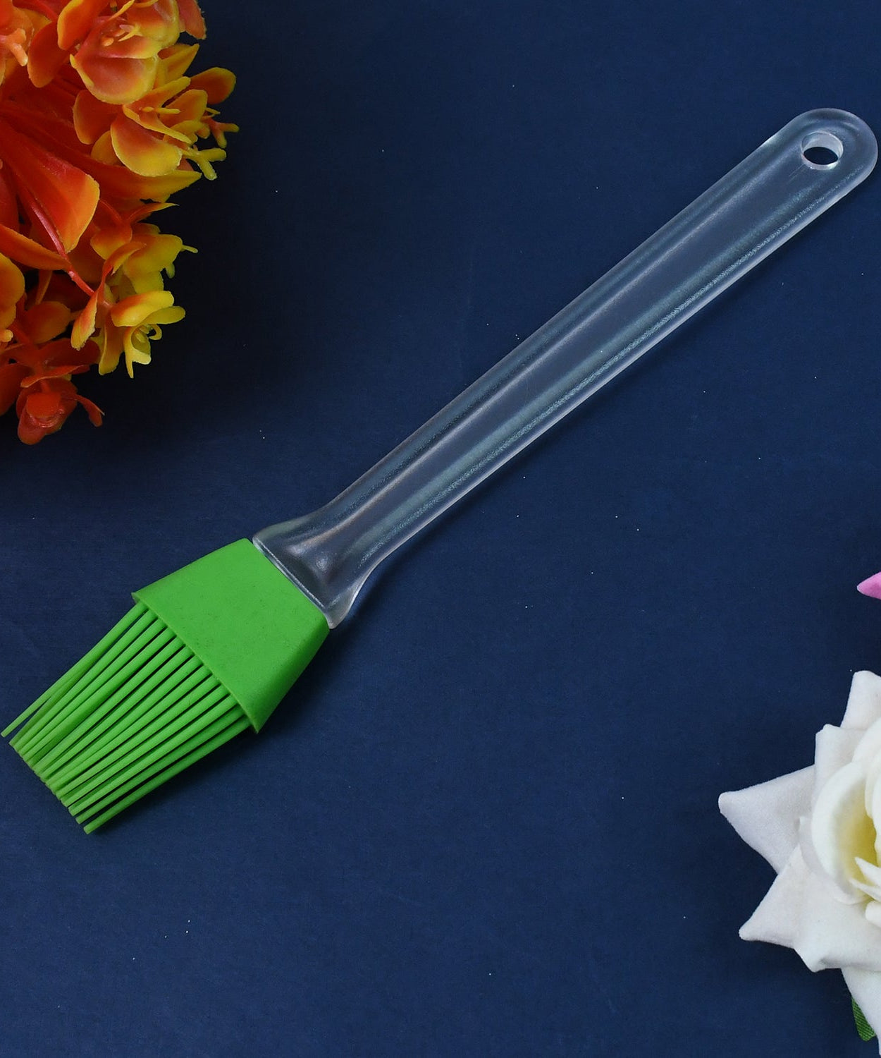 Silicone Spatula and Pastry Brush Special Brush for Kitchen Use (1 Pc / 23 Cm)