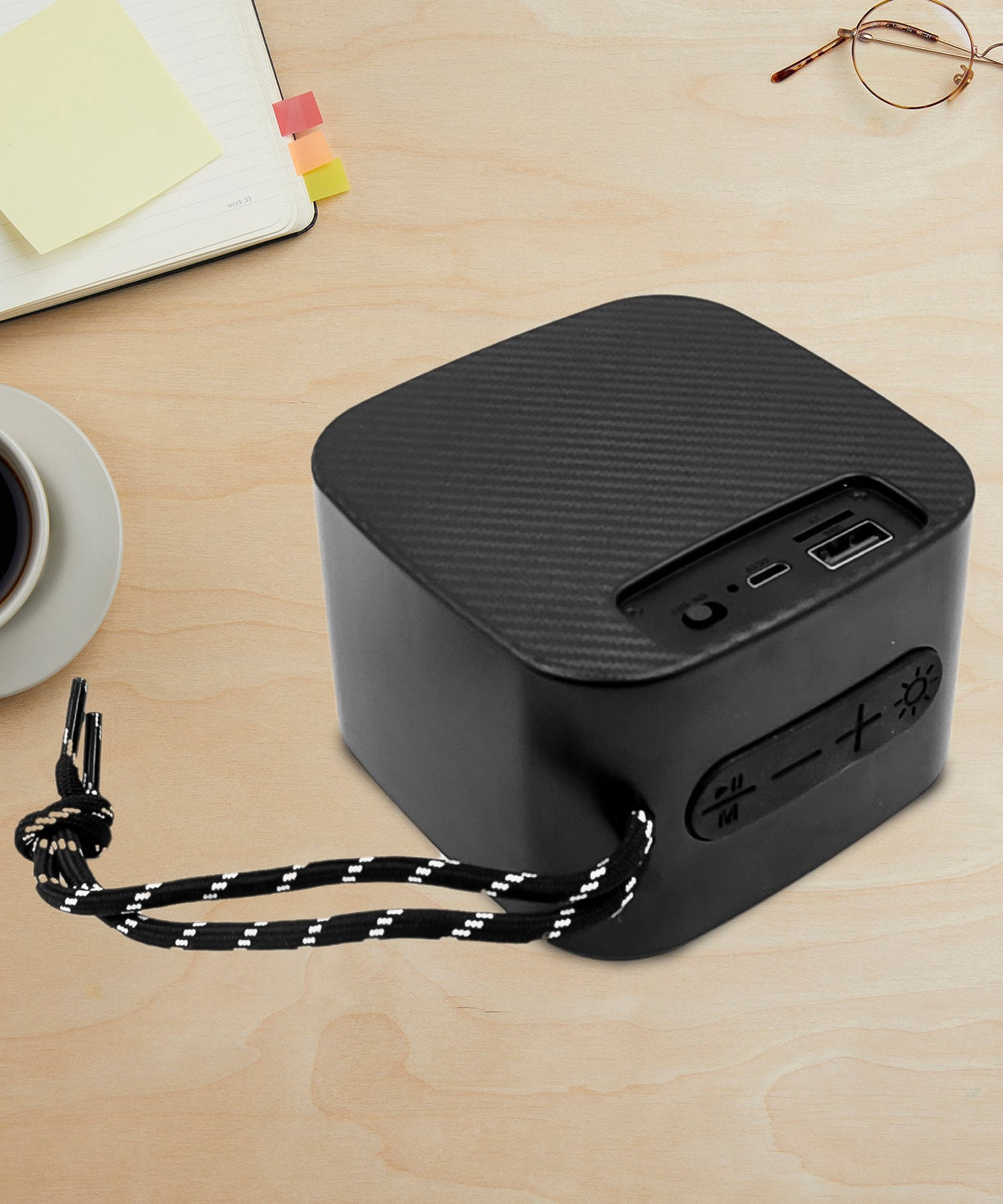 Portable Mini Wireless Bluetooth Speaker (Multicolor / Pack of 1)