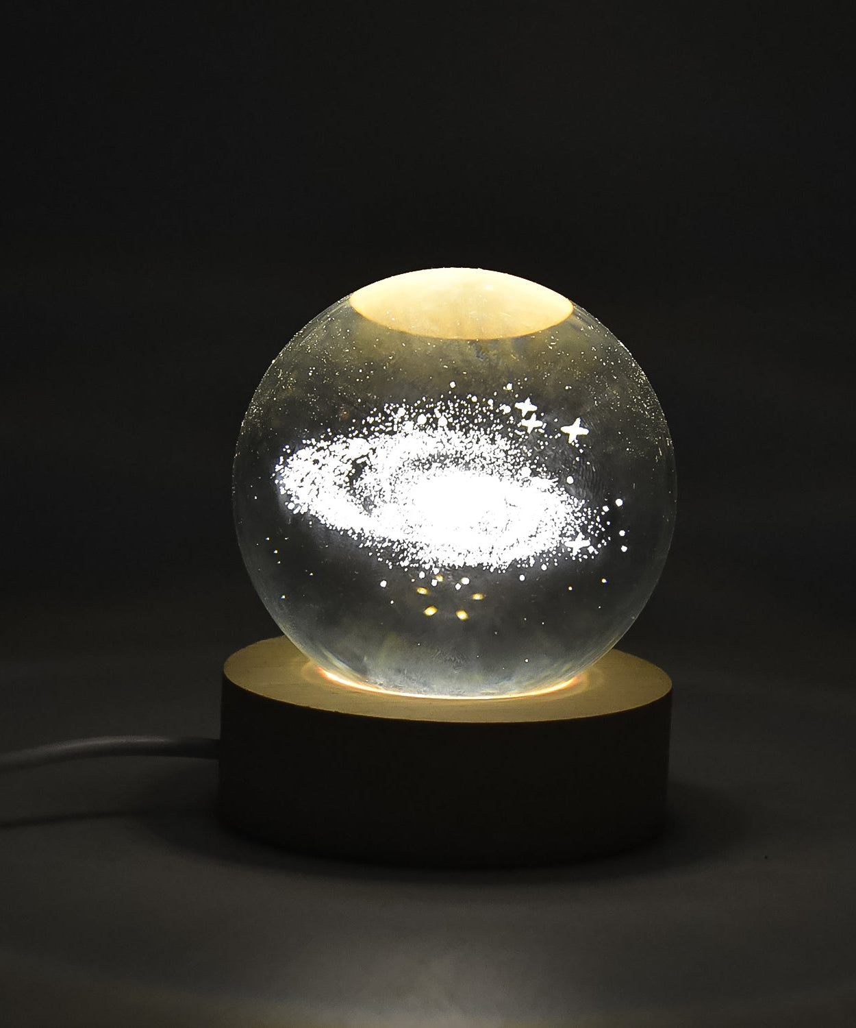 3D Crystal Ball lamps With Base (1 Pc)