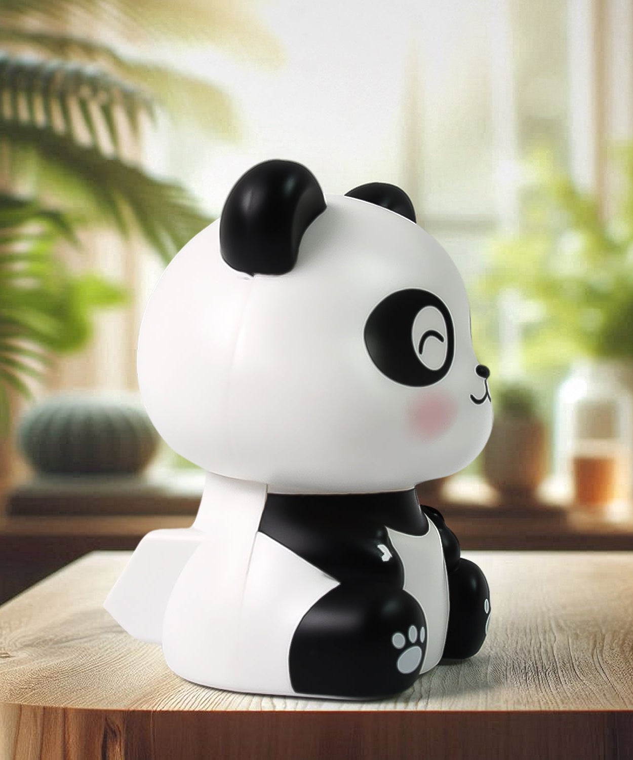 Solar Powered Moving Panda Car Dashboard Decoration – 1 Pc