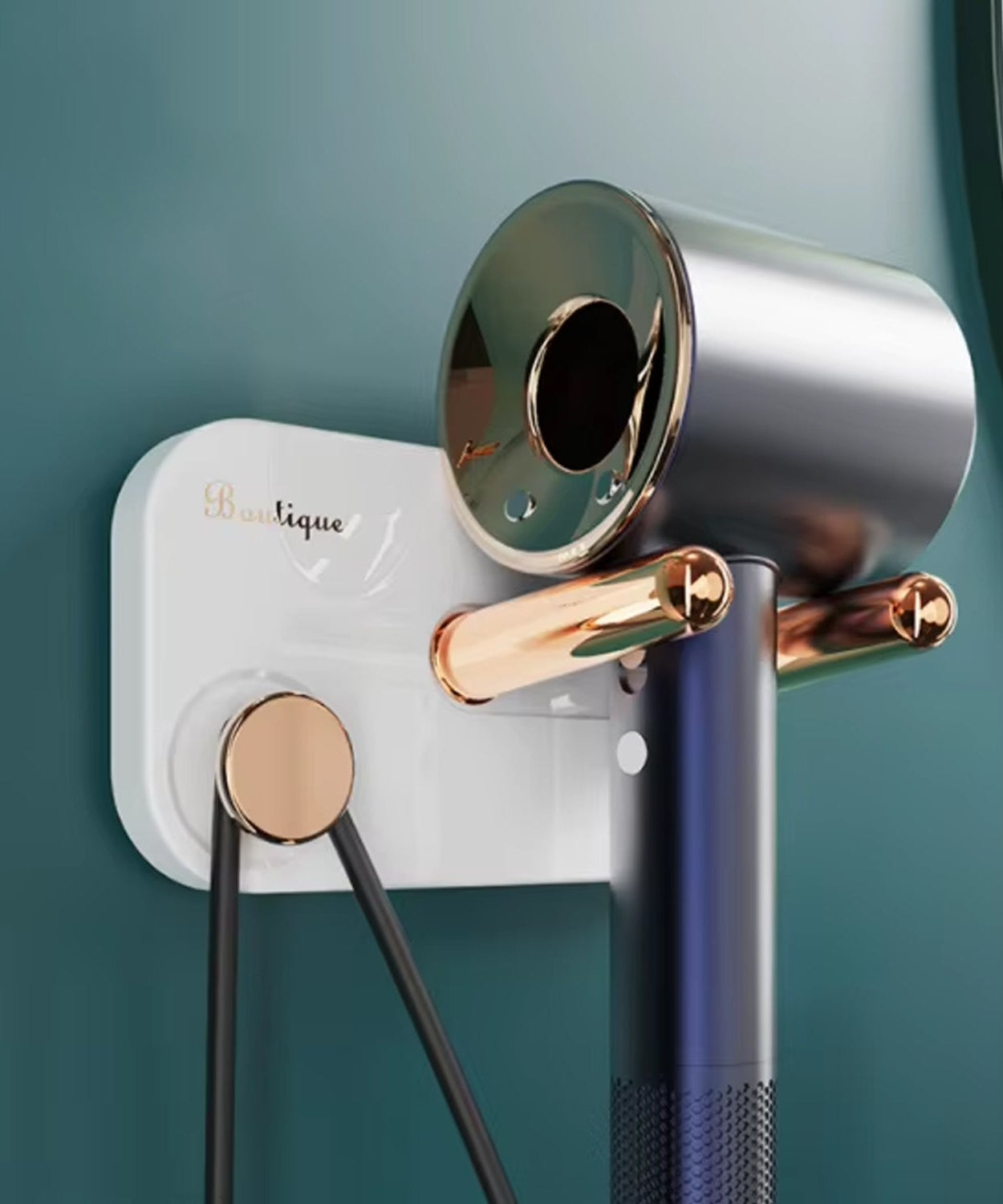 Hair Dryer Wall Mount, Self Adhesive Hair Dryer Holder (1 Pc)