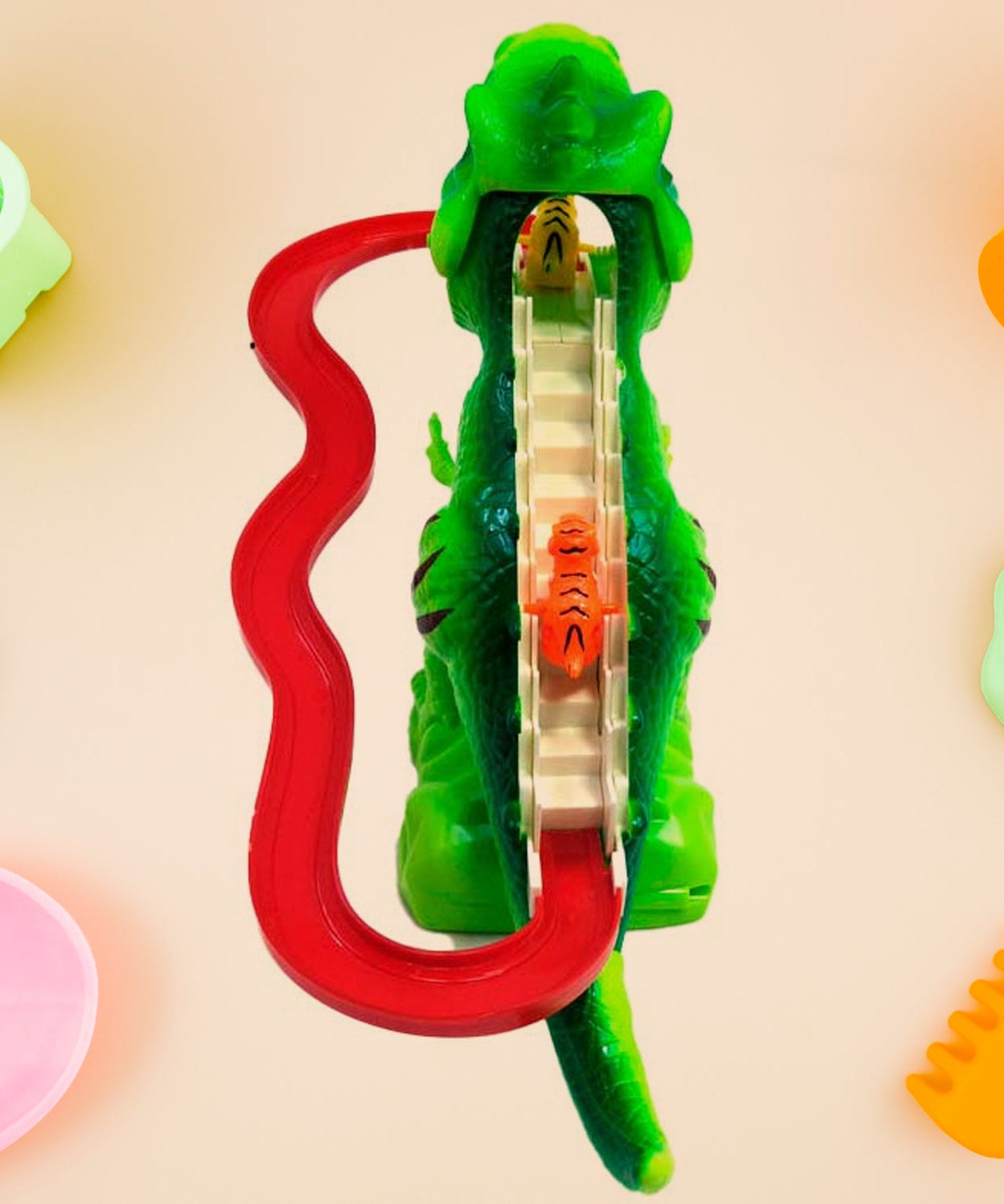 Children Electric Tracks Climb Stair Dinosaur Toys Glowing With Sound Kid Toy Animals Model Interactive Toys