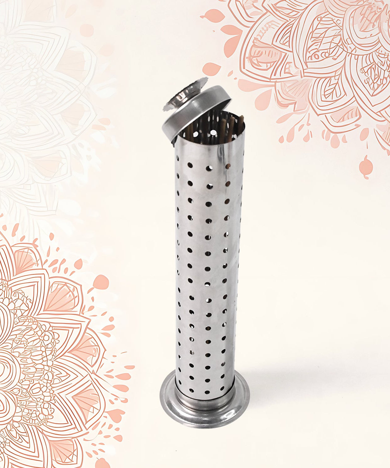 Stainless Steel Agarbatti Stand for Puja (1 Pc)