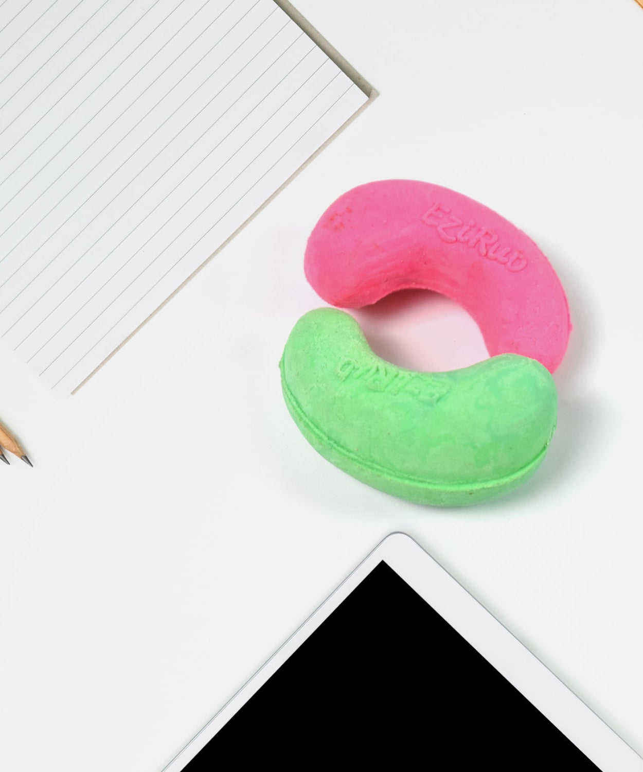 Cashew Nut Eraser Rubber Erasers (1 Pc / Mix Colour & Design)