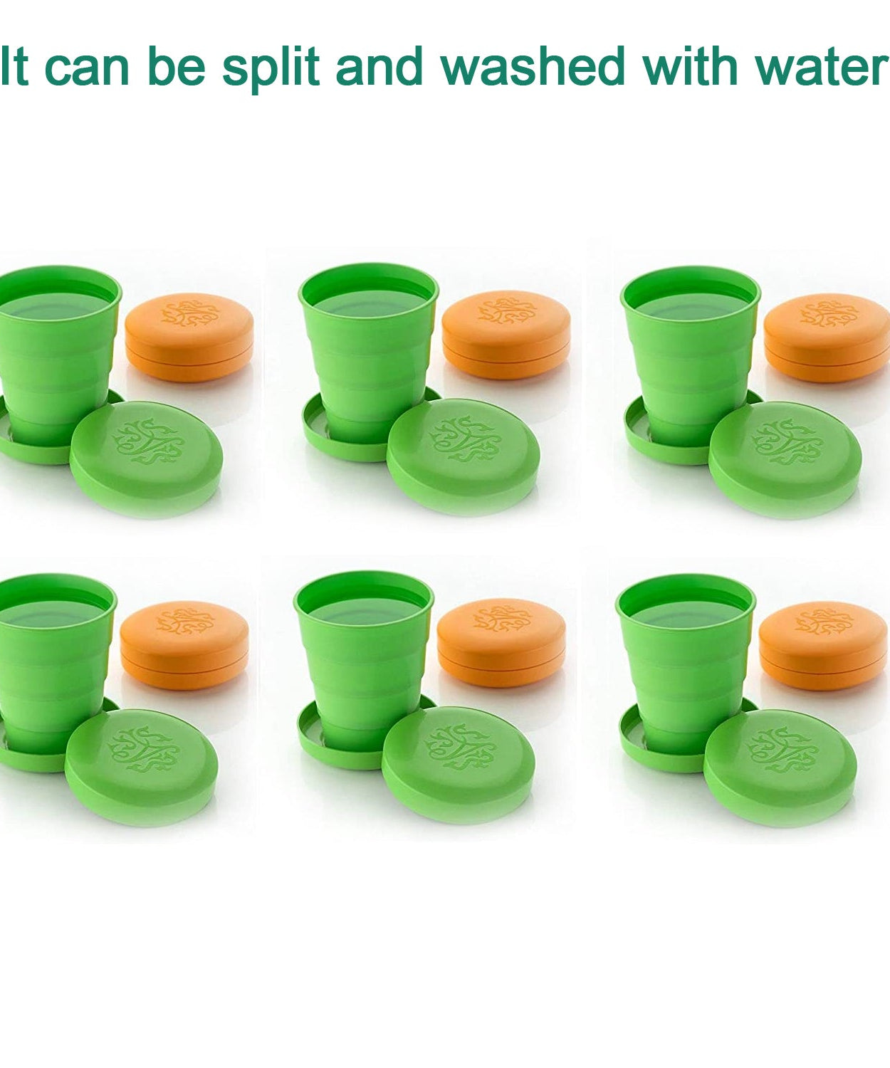 Durable travel glass with foldable mechanism