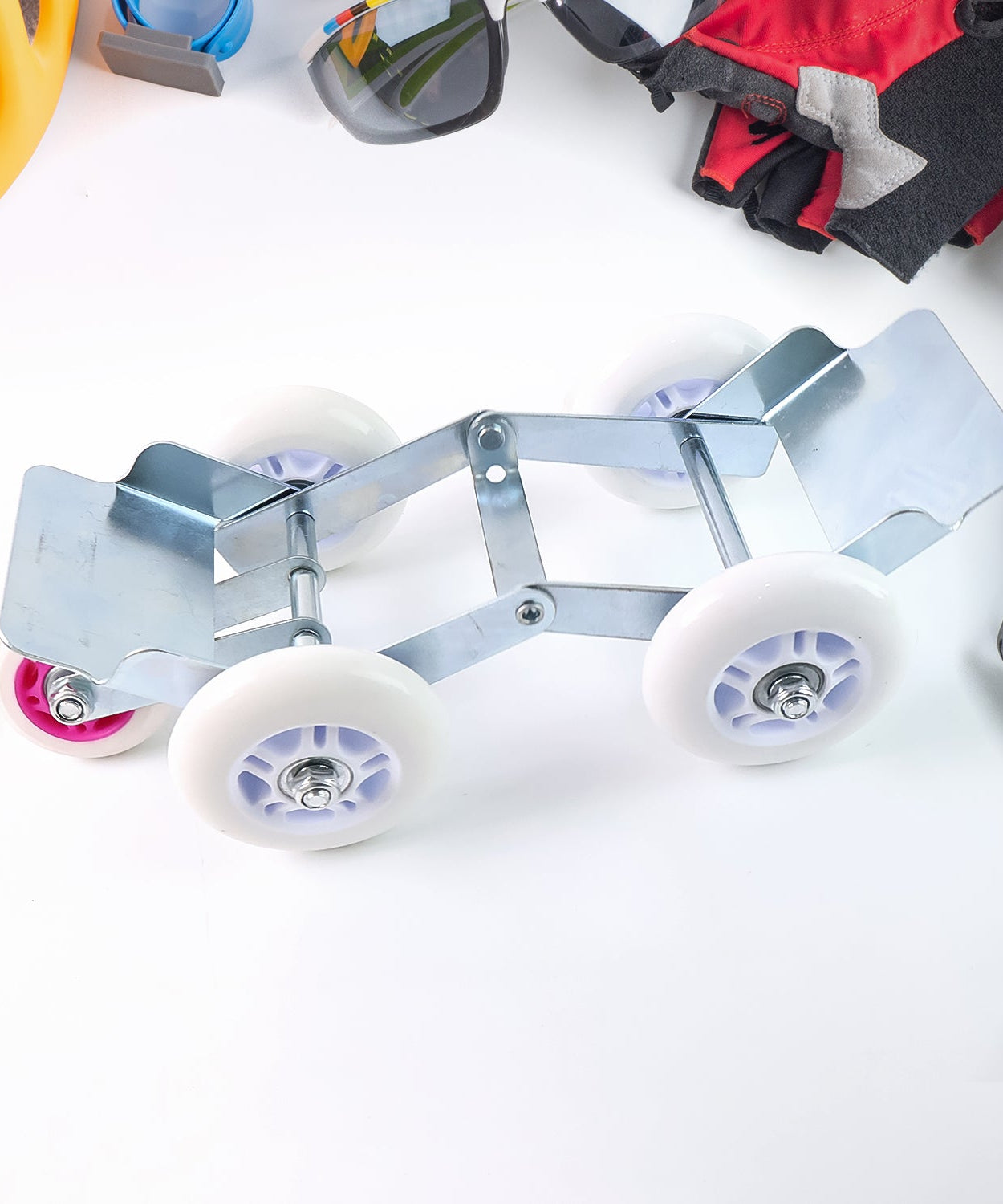 5-Wheel Emergency Bike Wheel Puller Trolley (1 Pc)