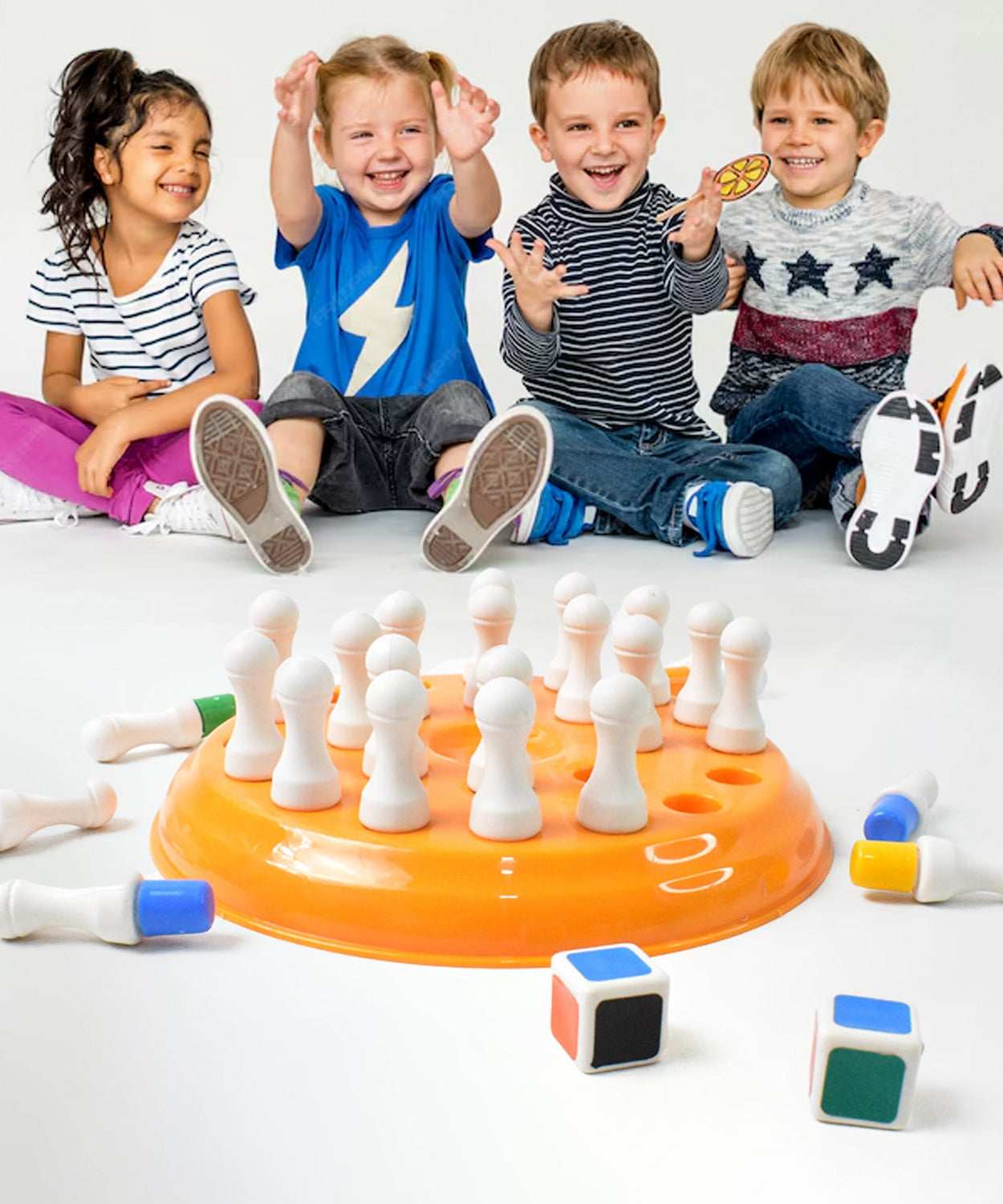 Plastic Brain Teaser Memory Chess Game (1 Set)