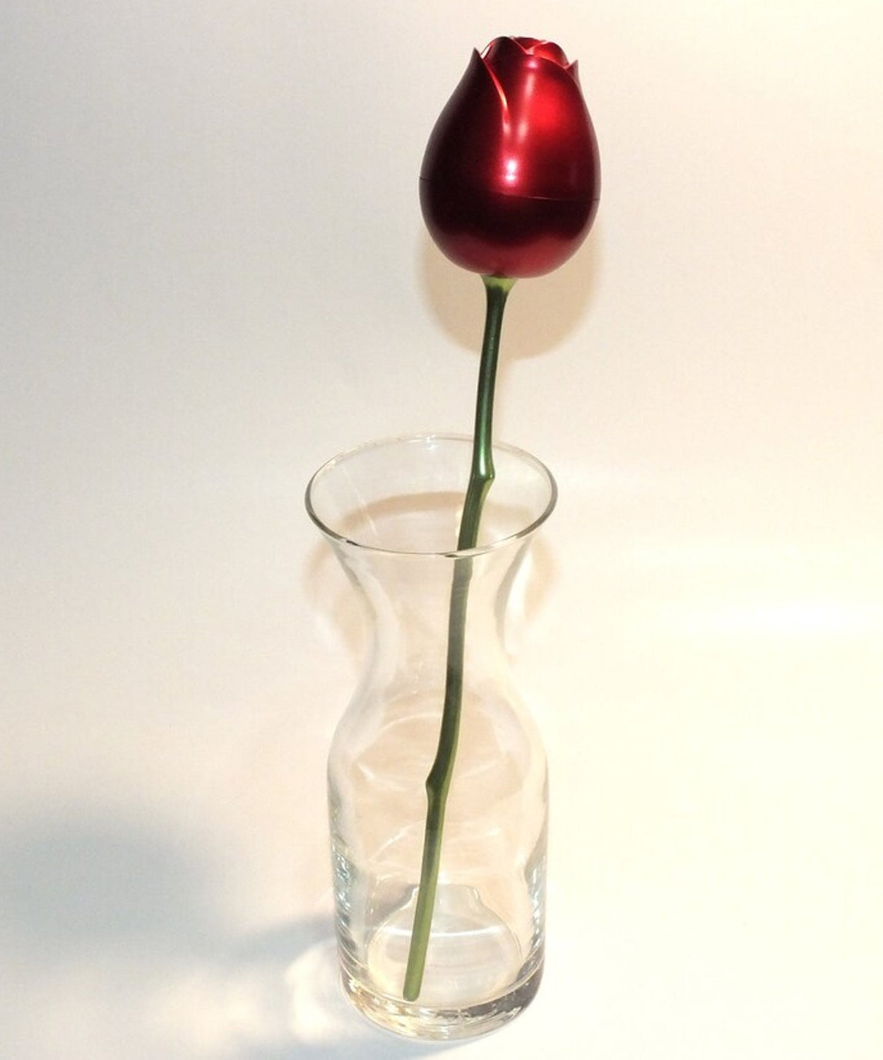 Metal Red Rose Couple Jewelry Box-Fancy Jewelry Box (1 Pc)