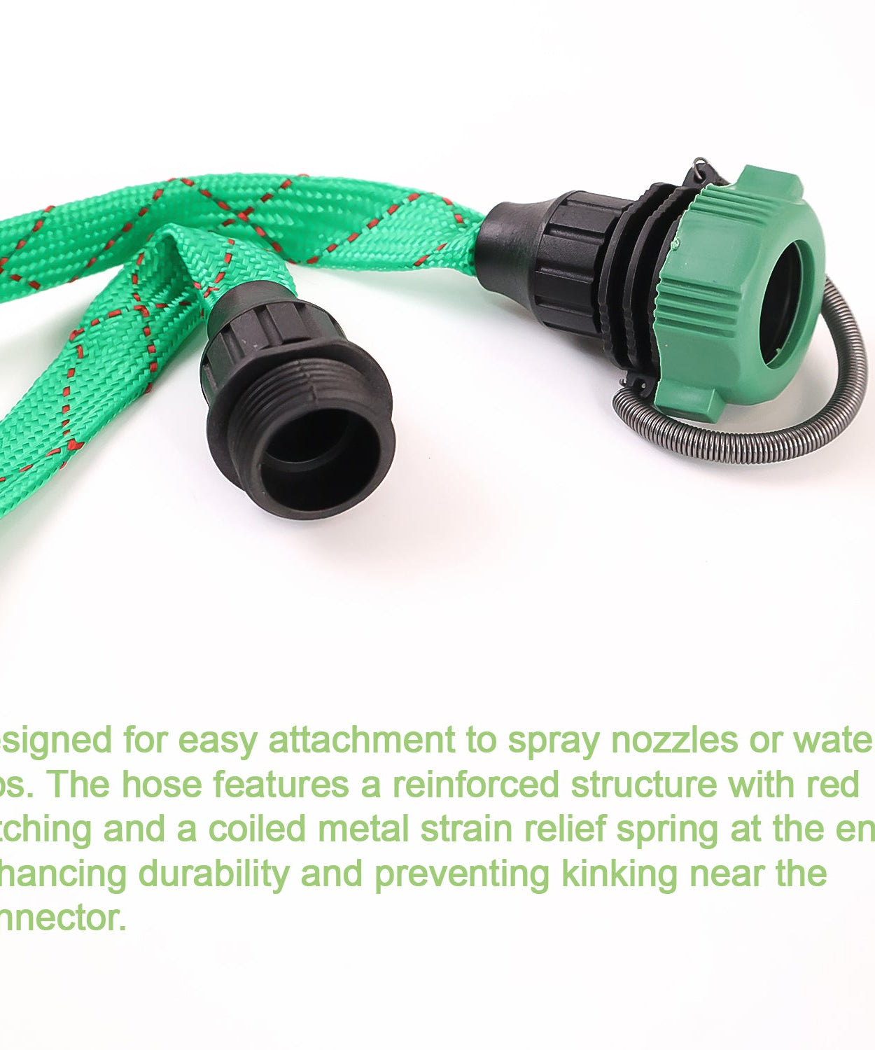 Approx 10 Meter Flexible Garden Water Pipe with High-Pressure Spray Nozzle