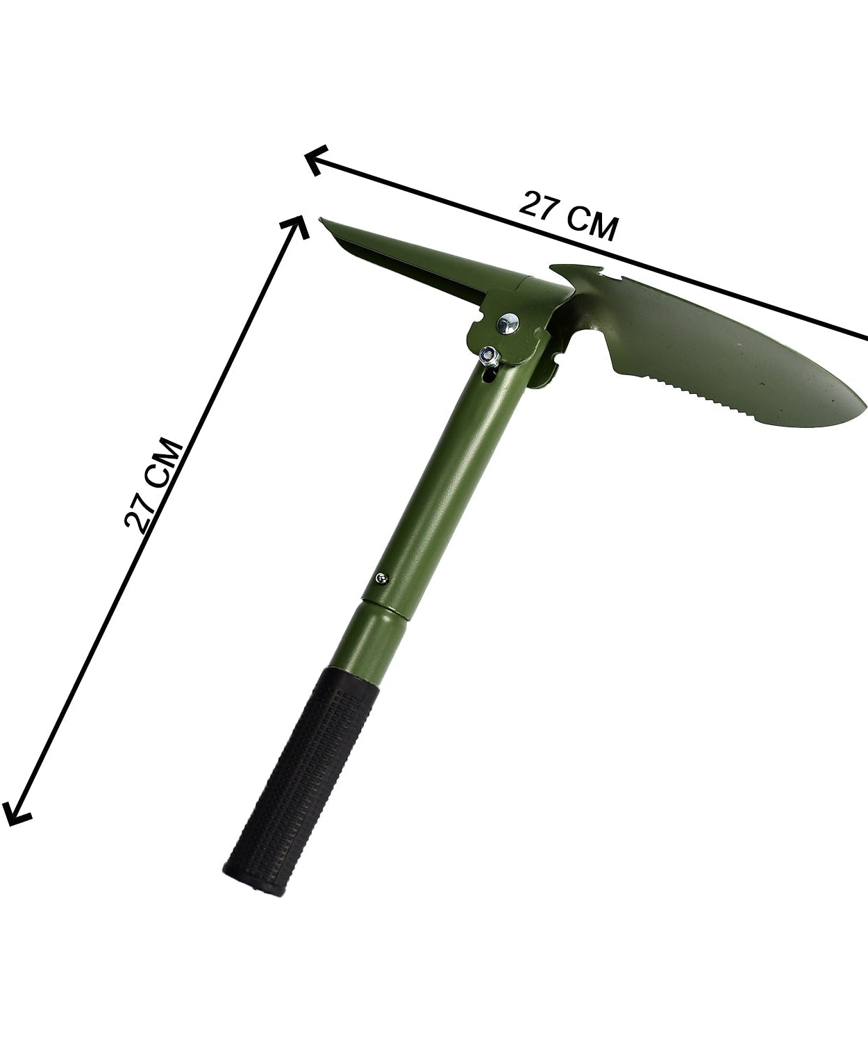 Mini folding shovel with protective case for outdoor adventures