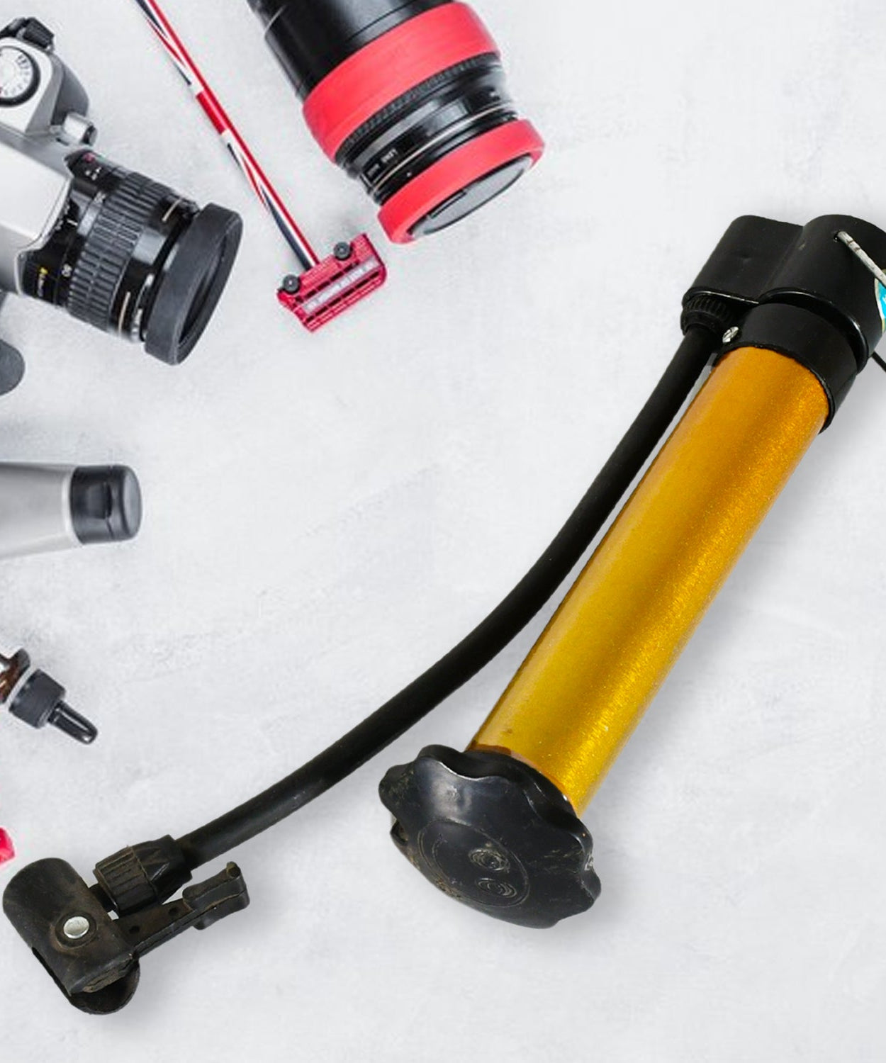 Hand Air Ball Pump – Portable Metal Inflator for Basketball, Soccer & More