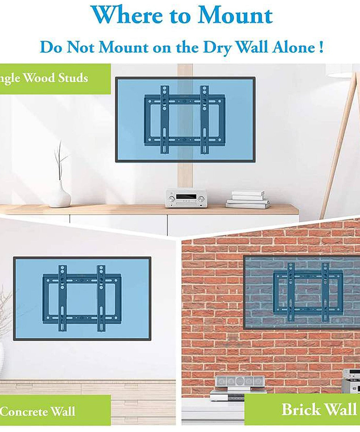 Universal Heavy Duty Adjustable Metal LED LCD TV Wall Mount Bracket