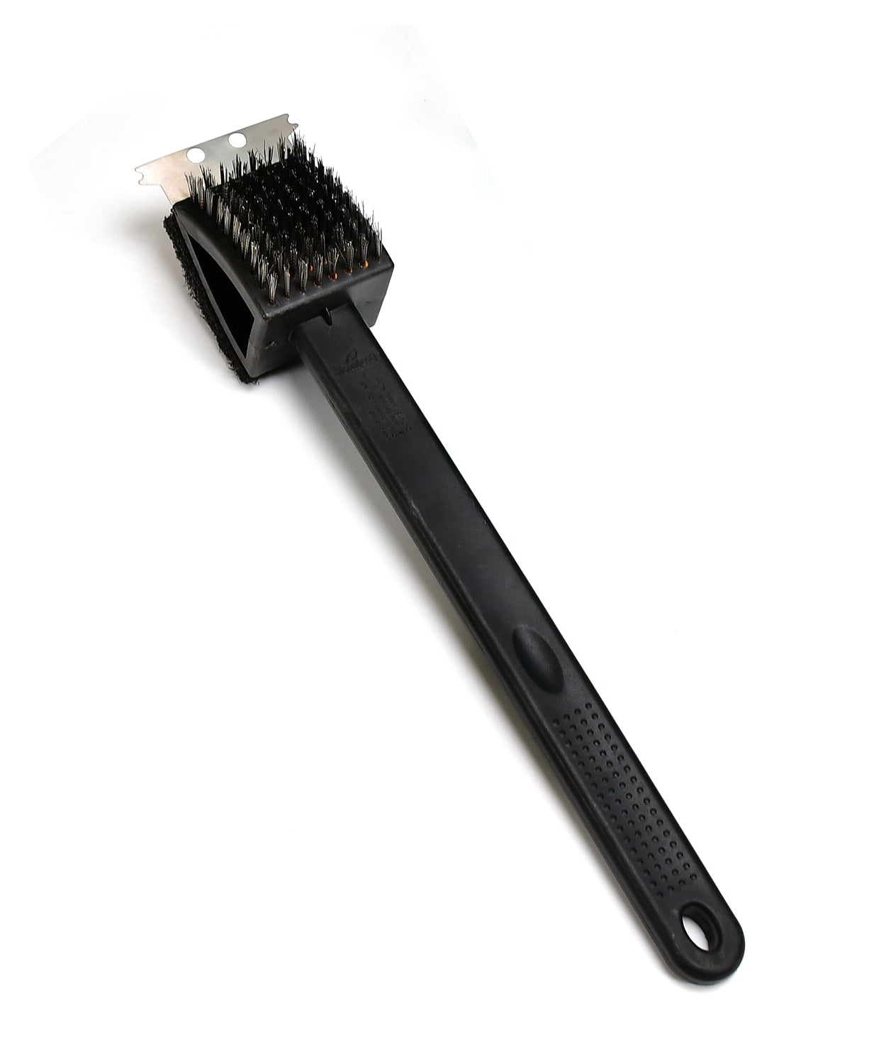 Black 2 Side Use Brush Scarp Cleaning Brush &  Wire Brush for Garage Use