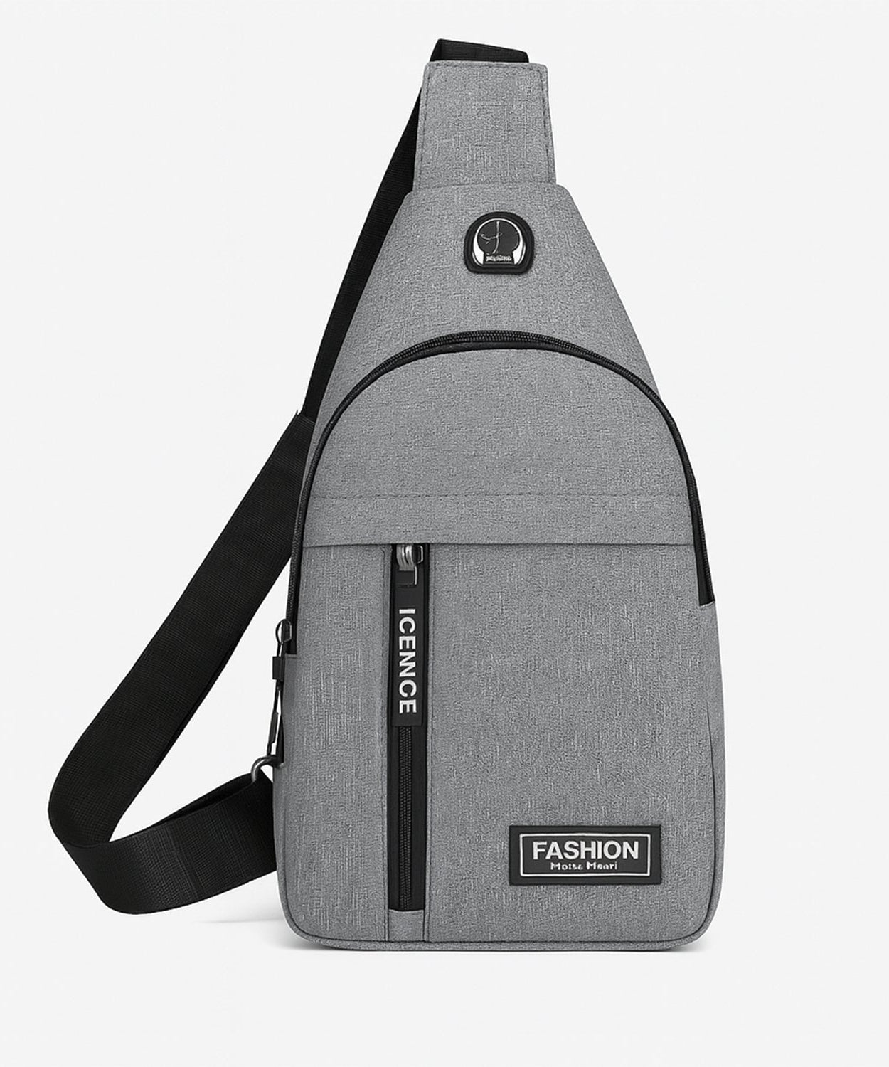 Waterproof Waist Bag, Shoulder Bags USB Charging Earphone Hook Sling Travel Bag (1 Pc / Mix Color)