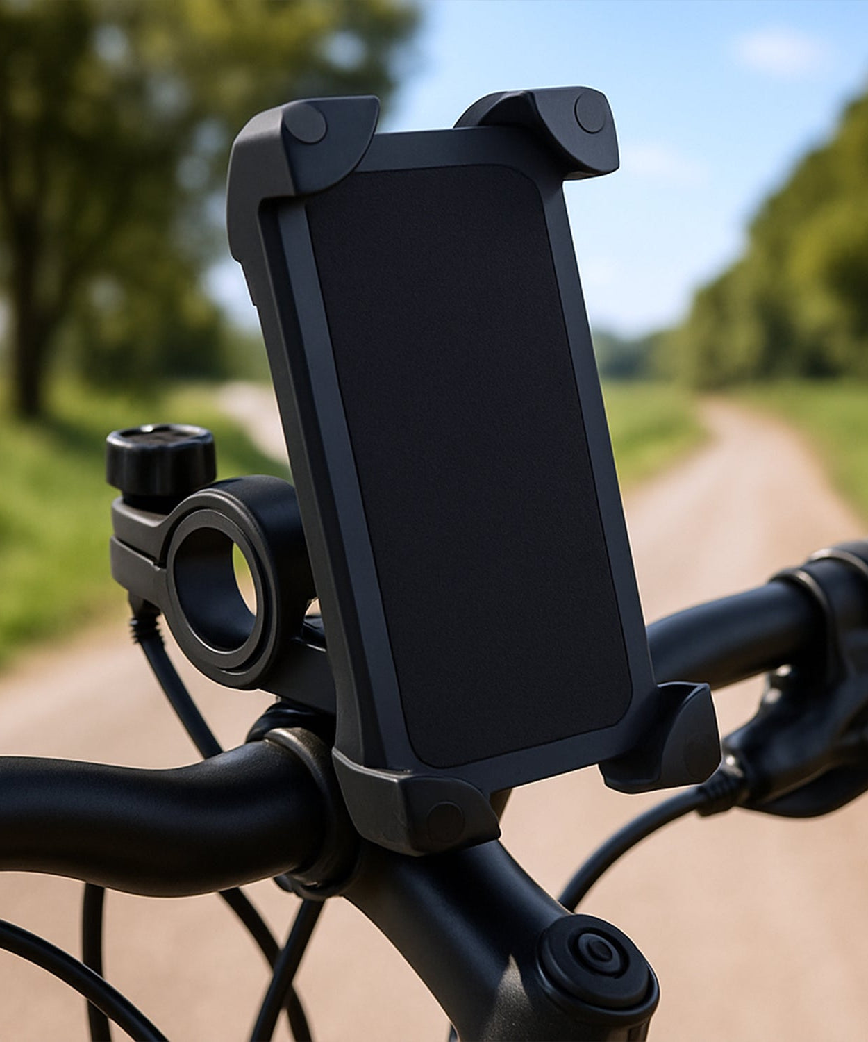 Bike Phone & Mobile Mount Anti Shake and Stable Cradle Clamp with 360° Rotation