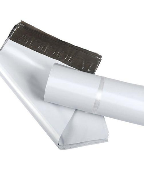 Pack of 100 tamper-proof courier bags, size 06X06 inch, showcasing their design and packing