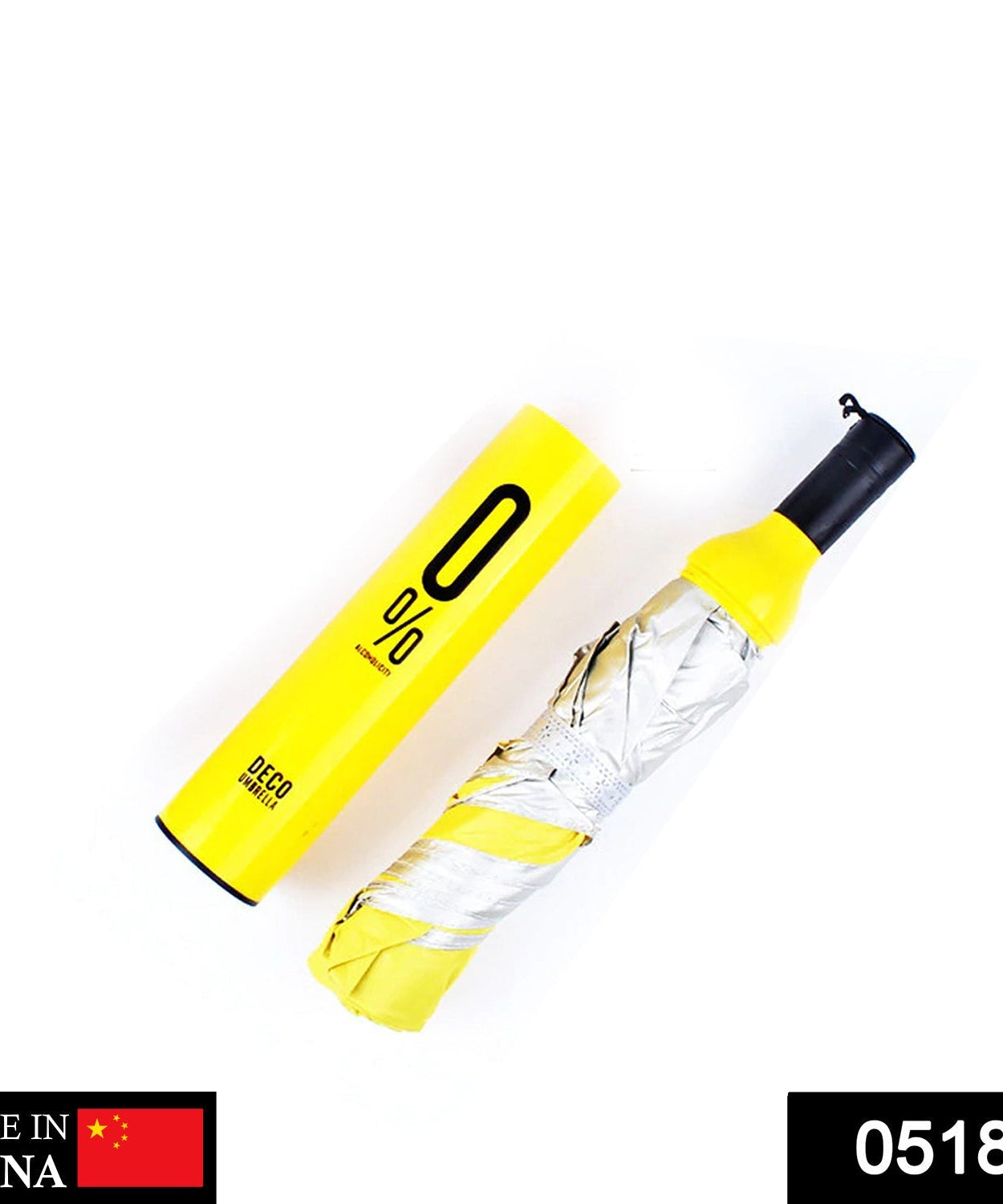 Pocket Folding Wine Bottle Umbrella