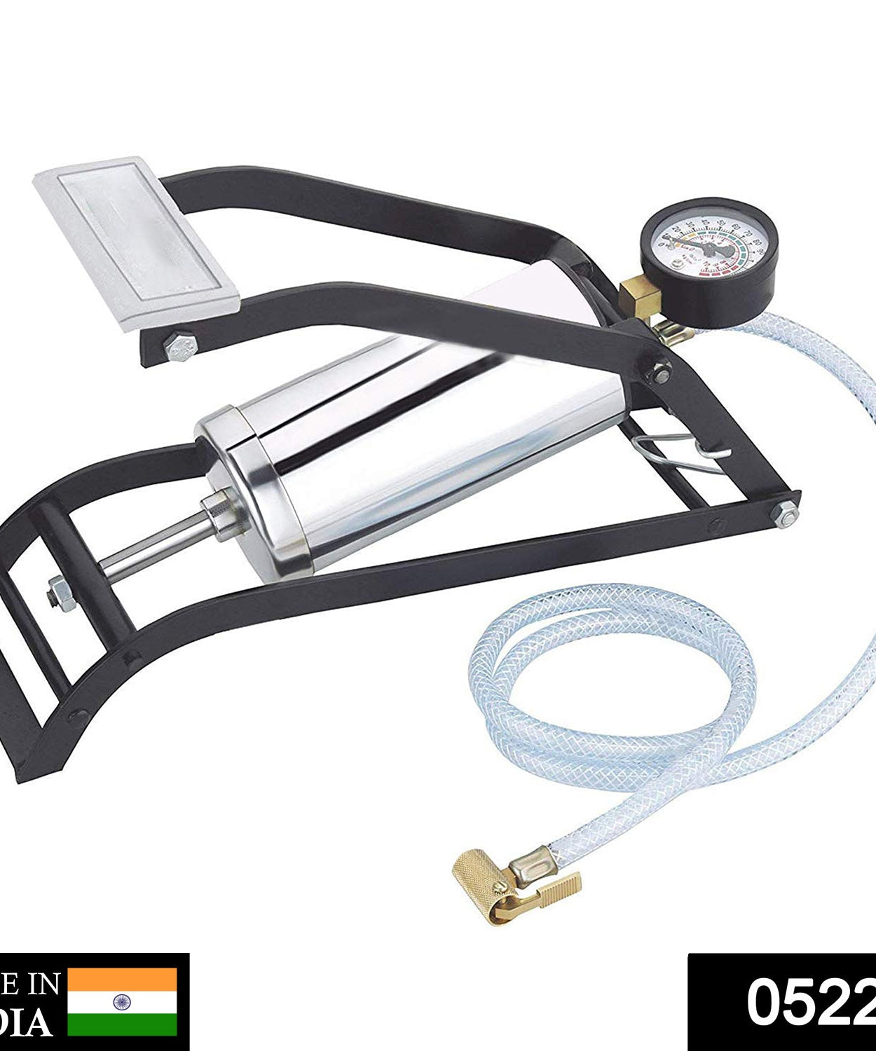 Durable steel foot pump