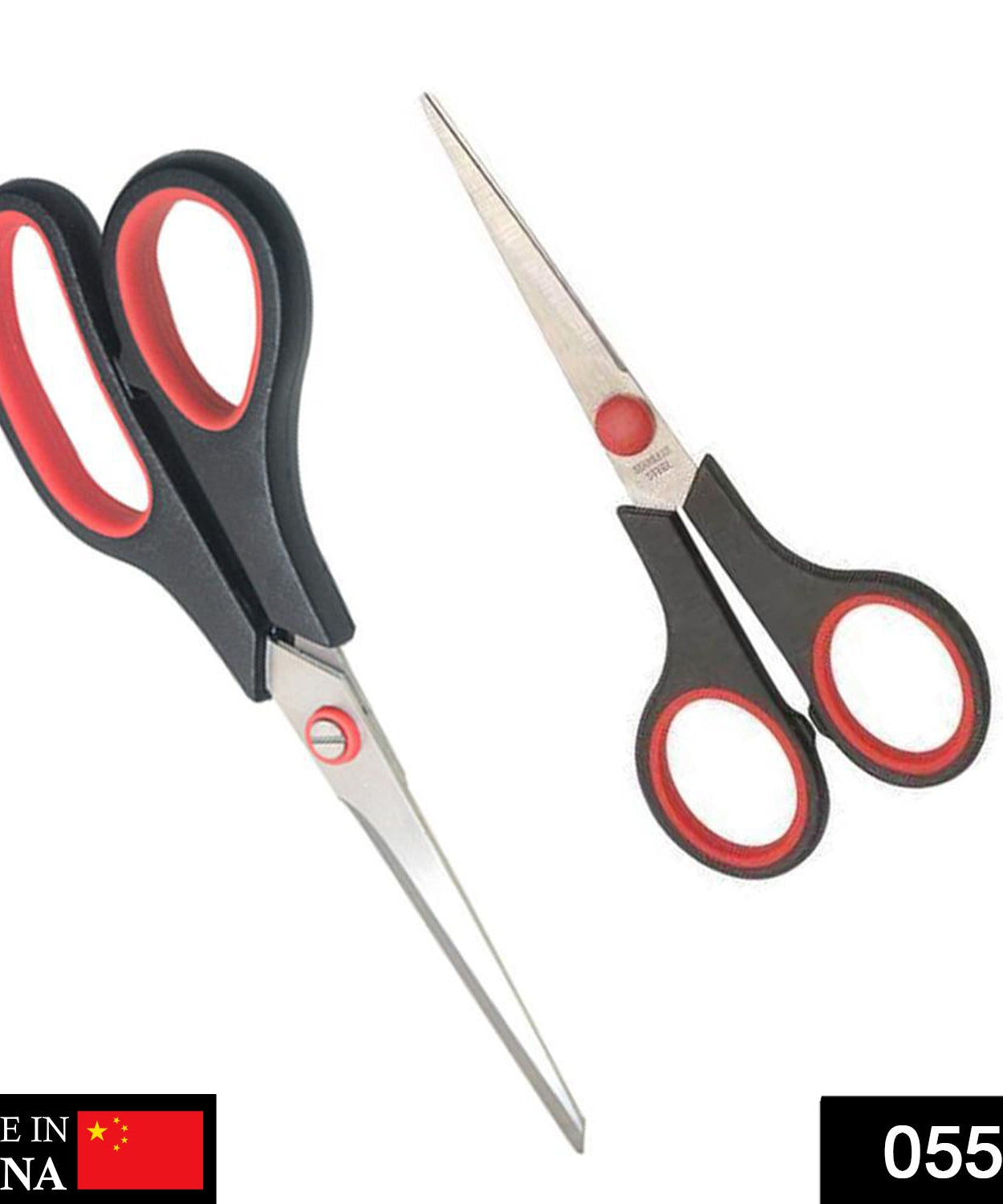 Two-piece scissor set for various uses.