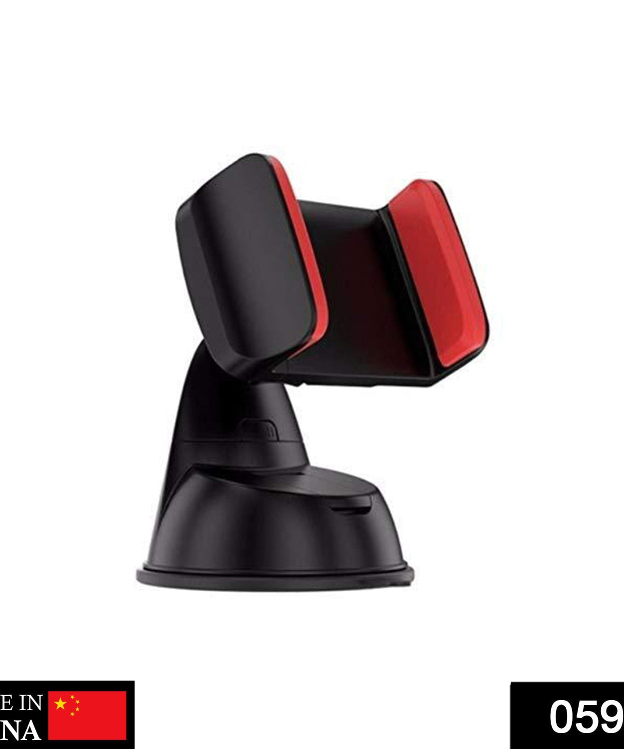 Mobile holder with suction cup base.