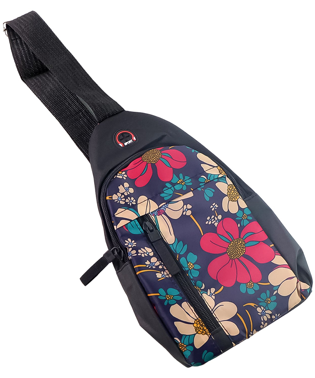 Waterproof Waist Bag, Shoulder Bags USB Charging Earphone Hook Sling Travel Bag (1 Pc / Mix Color)