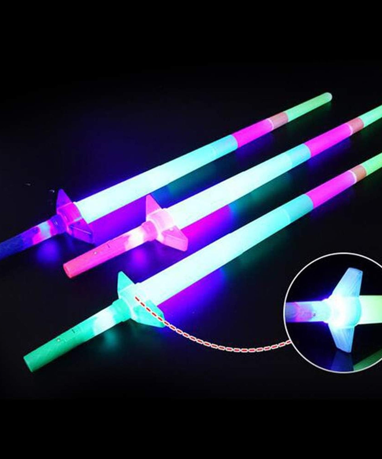 Sword With LED Lights, Glow In The Dark Flashing Sword