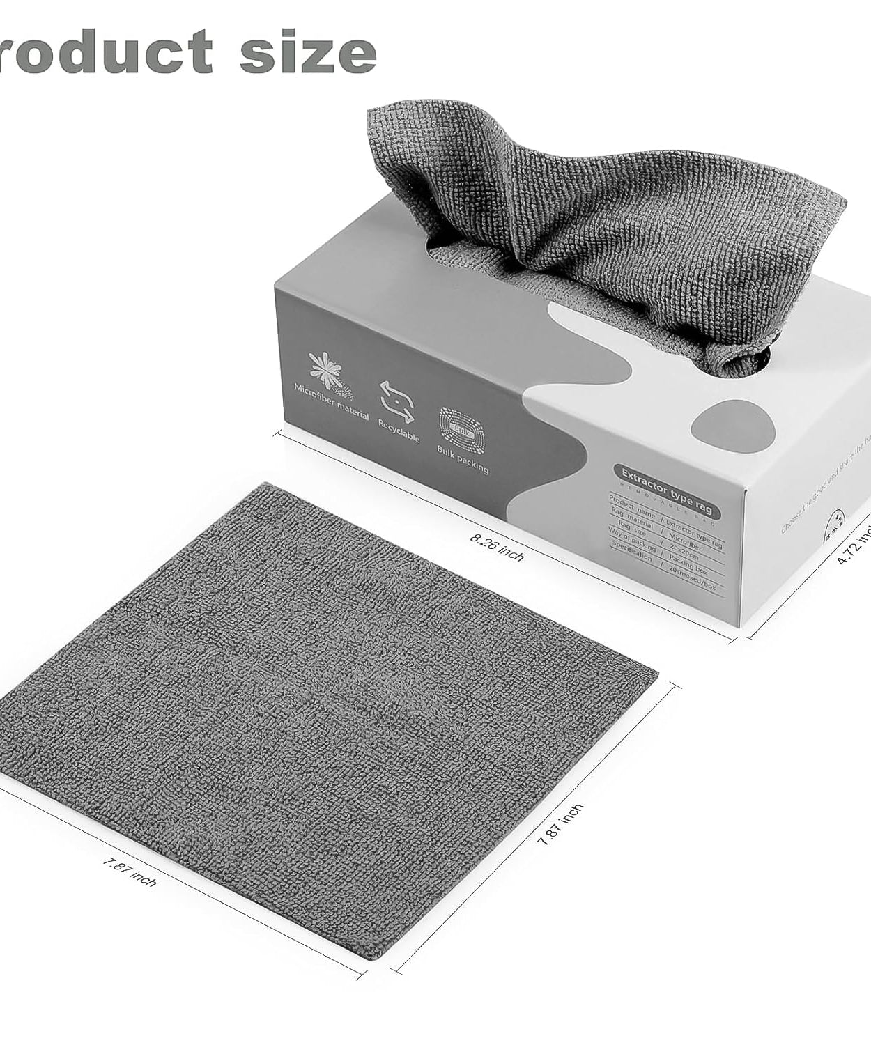 Thickened Magic Wipe Home Kitchen Car Multi-Functional Cleaning Rag (18 Pc)