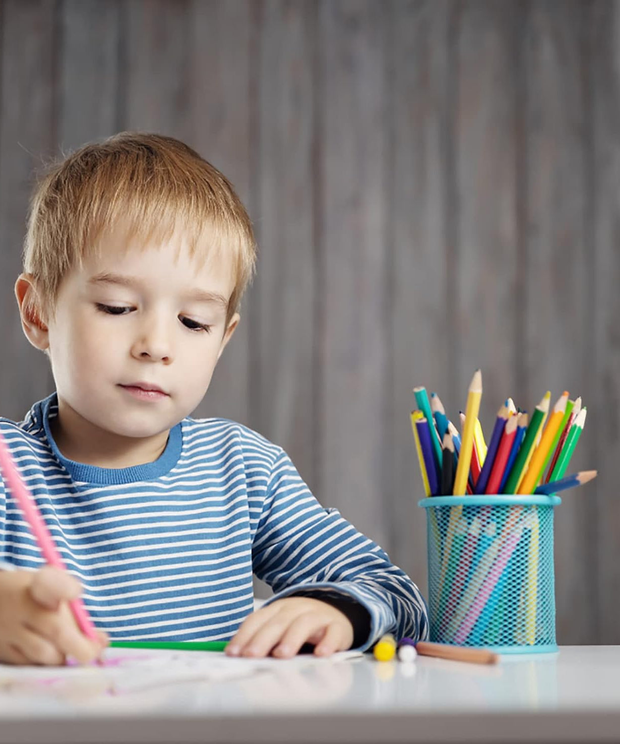 Metal Mesh Pen Holder for Desk (1 Pc): Pen Stand, Pencil Organizer, Stationery Storage