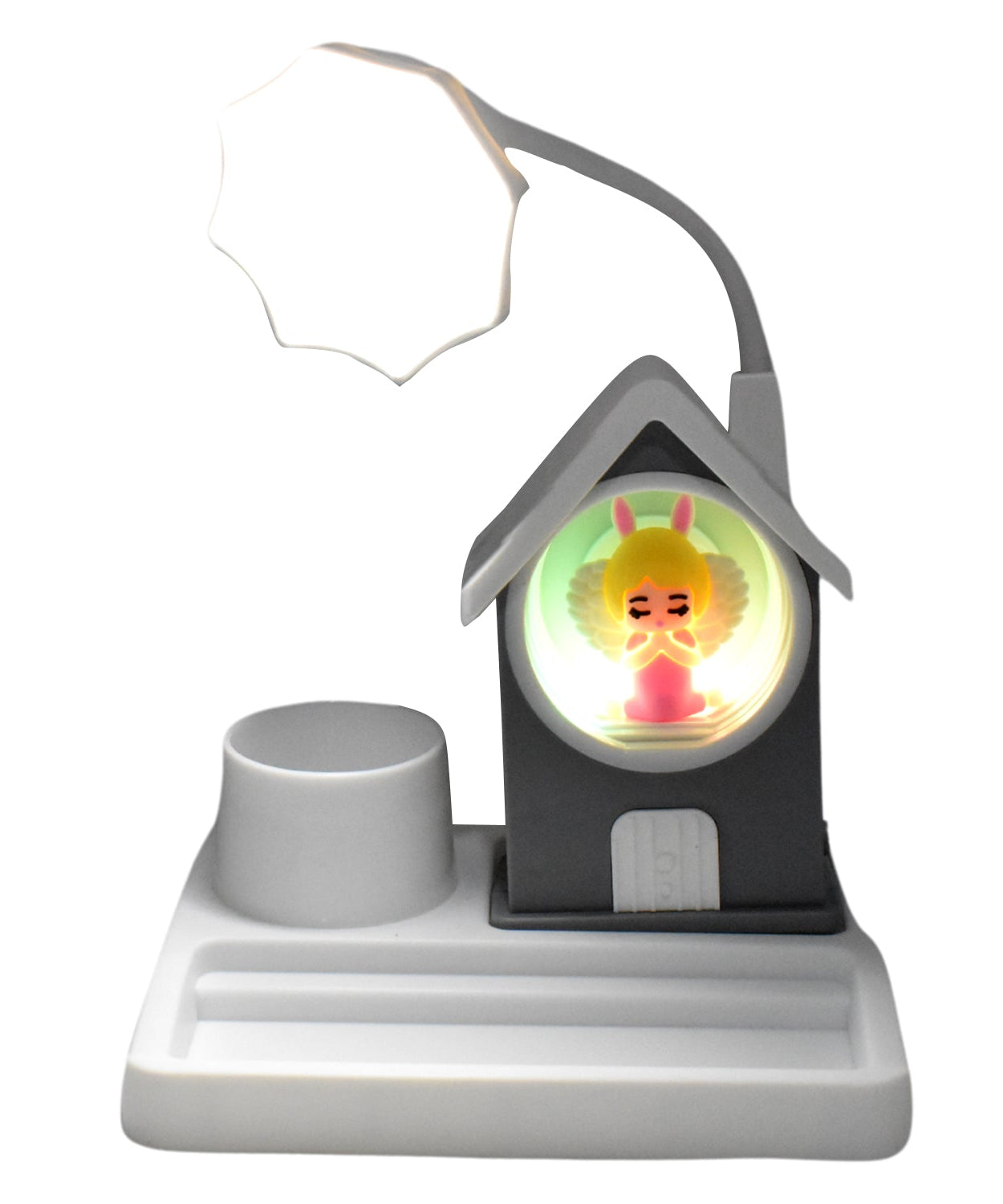 Home-Style House-Shaped LED Desk Lamp