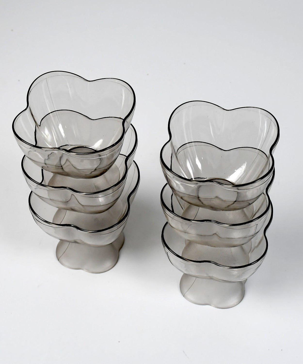 Brown box set of 6 ice cream bowls