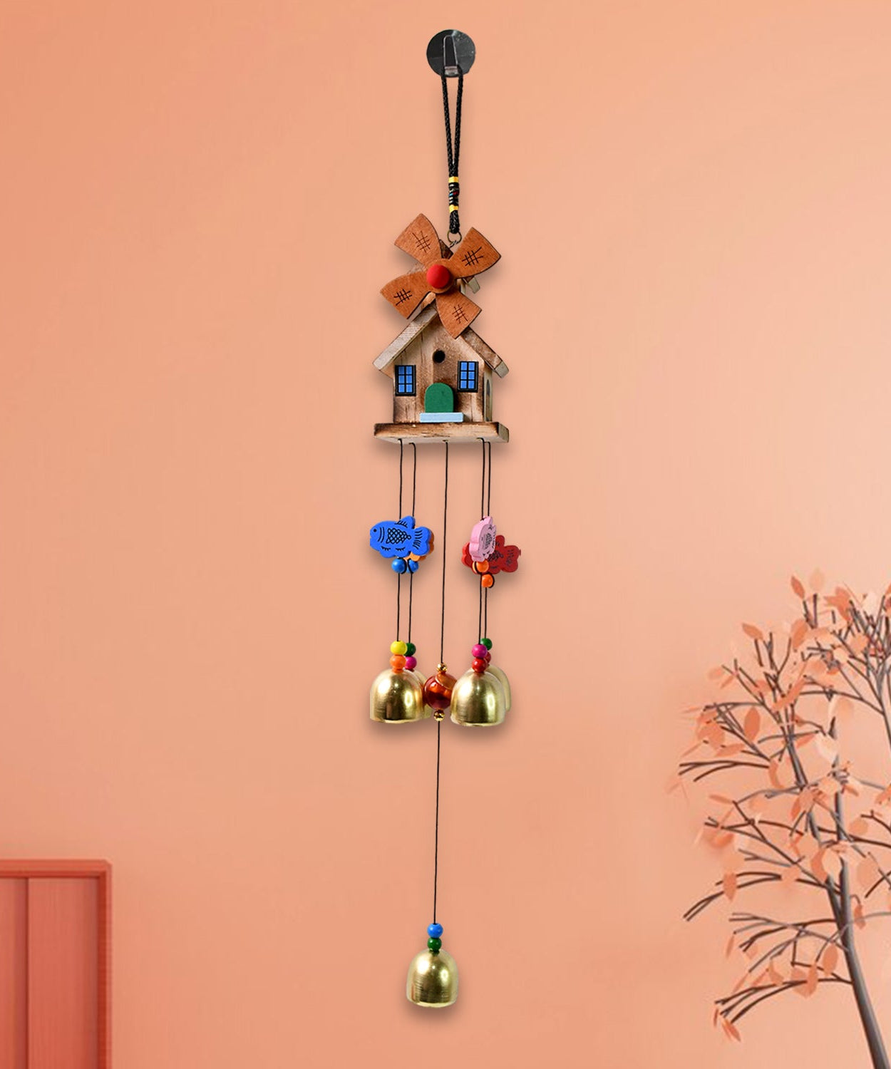 Home Decor Wind Chimes Outdoor Hanging (1 Pc)