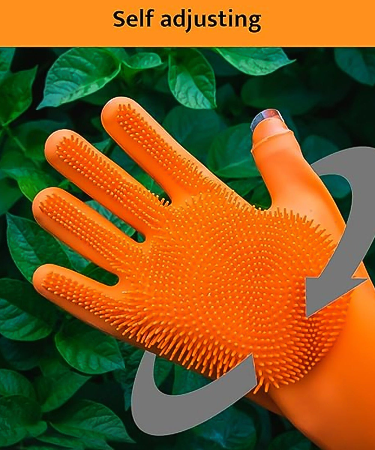 Silicone Glove with Multi-Function Blade for Cutting and Cleaning Vegetables Fruit and Other Cultures Gardening Tool (1 Pc)