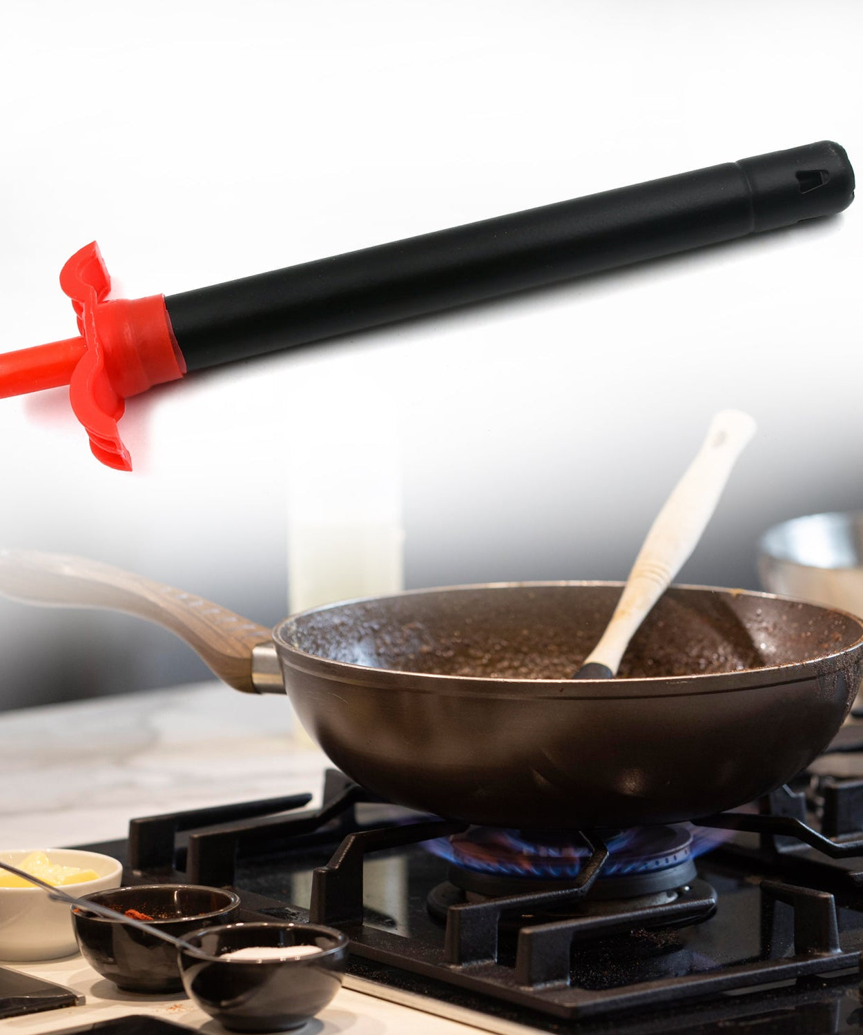 Stainless Steel Gas Lighter for Kitchen Stoves (1 Pc)