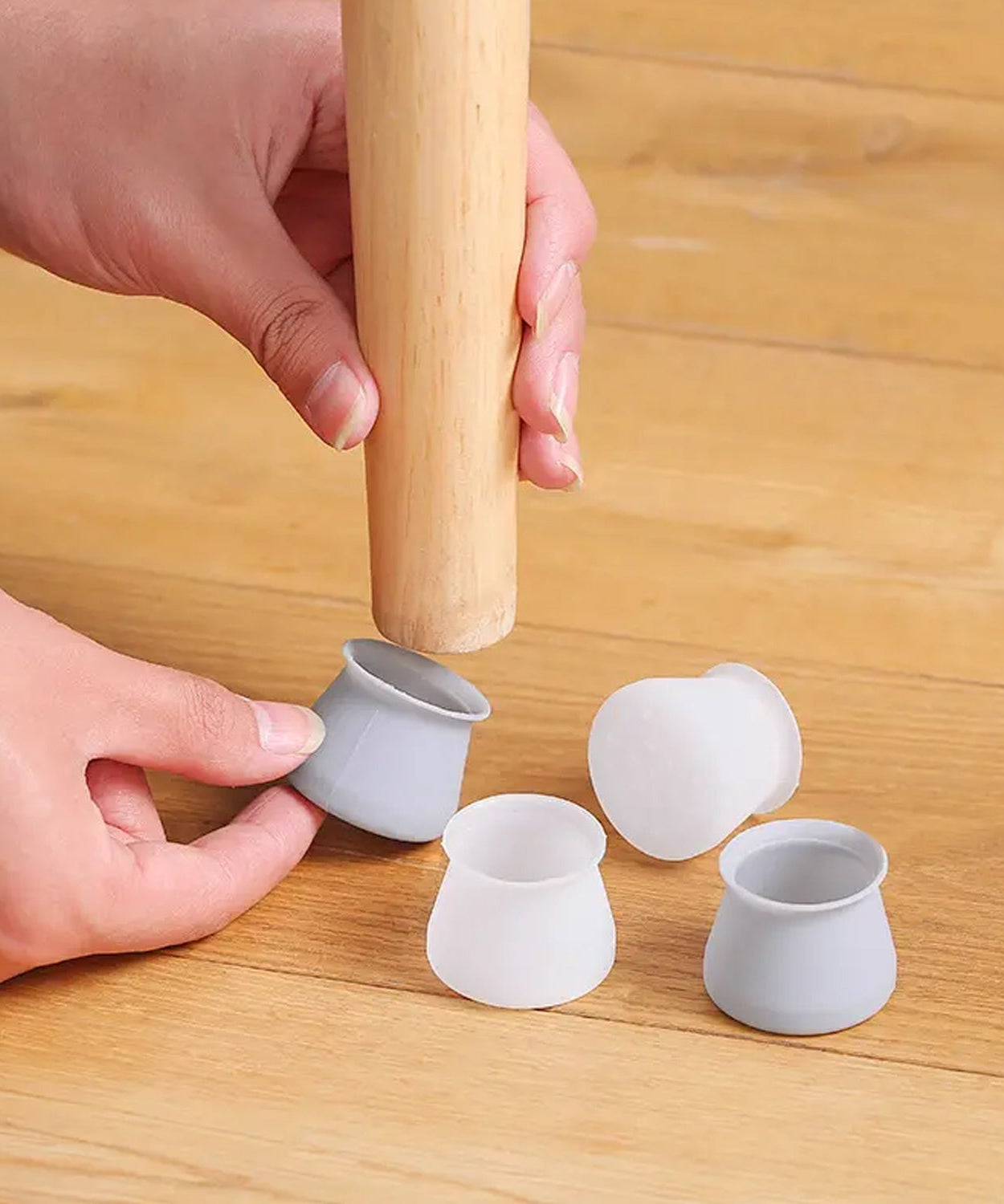 Silicone chair leg caps