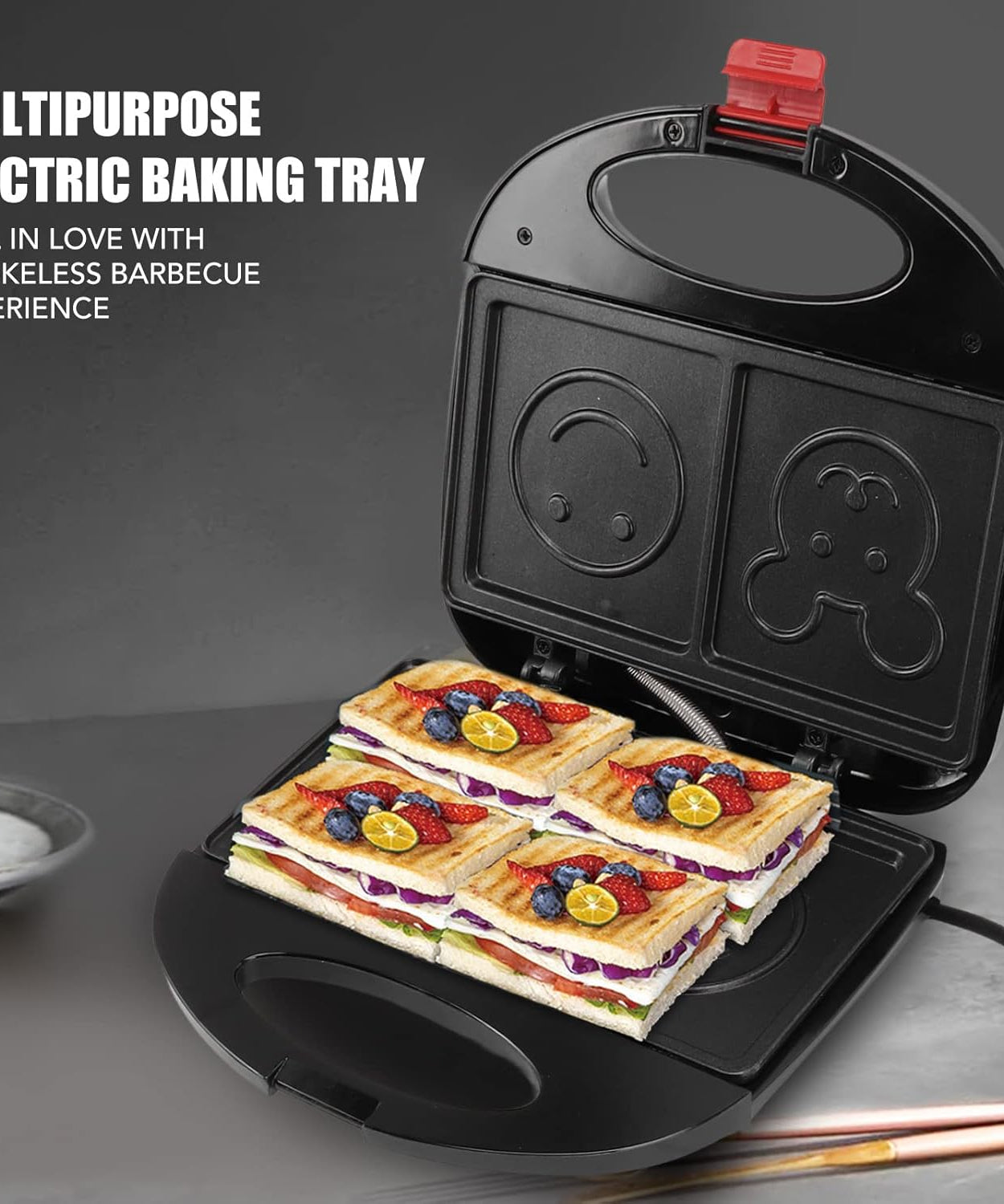 Super Jumbo Multi-Function 750W Sandwich Toaster