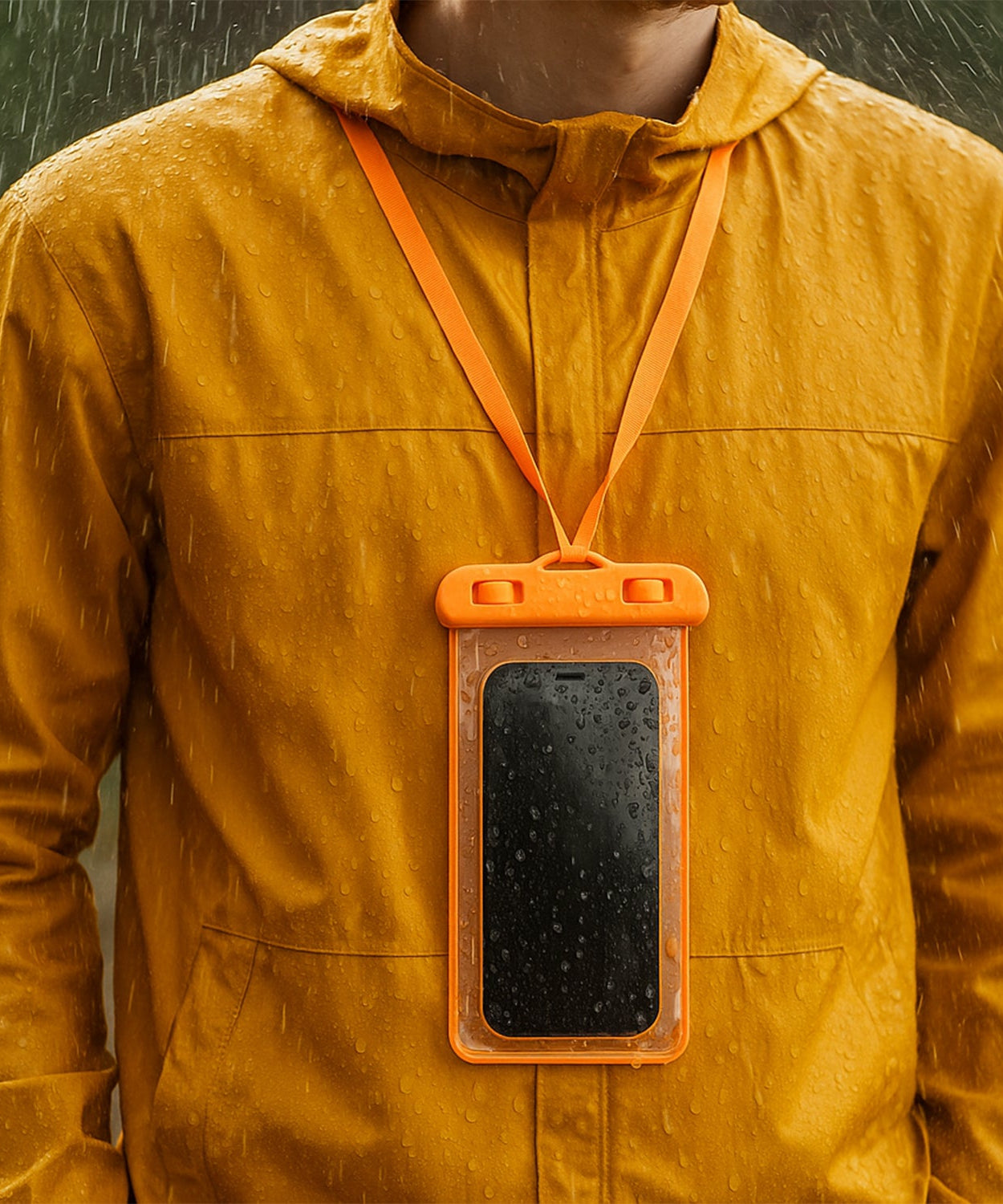 Mobile Waterproof Sealed Transparent Plastic Bag / Pouch Cover for All Mobile Phones