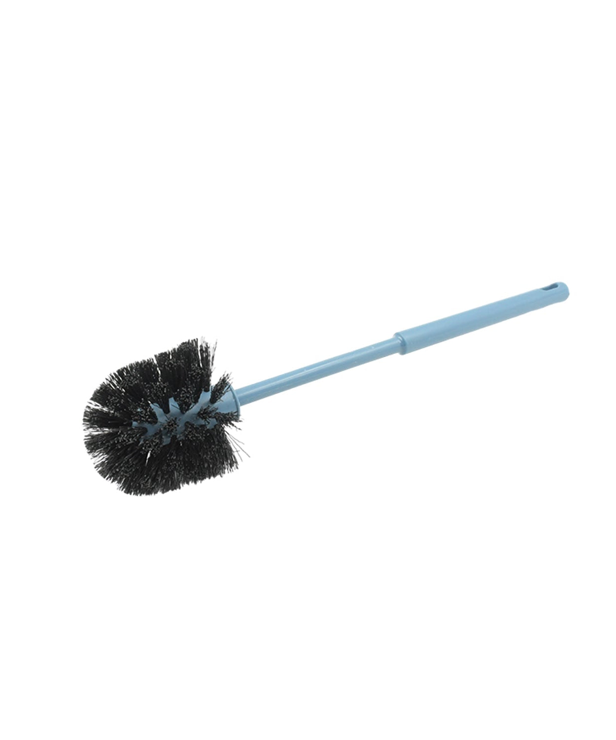 Toilet brush with ergonomic handle for easy use