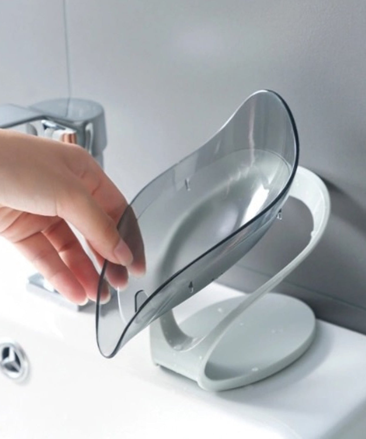 New Leaf soap box for bathroom