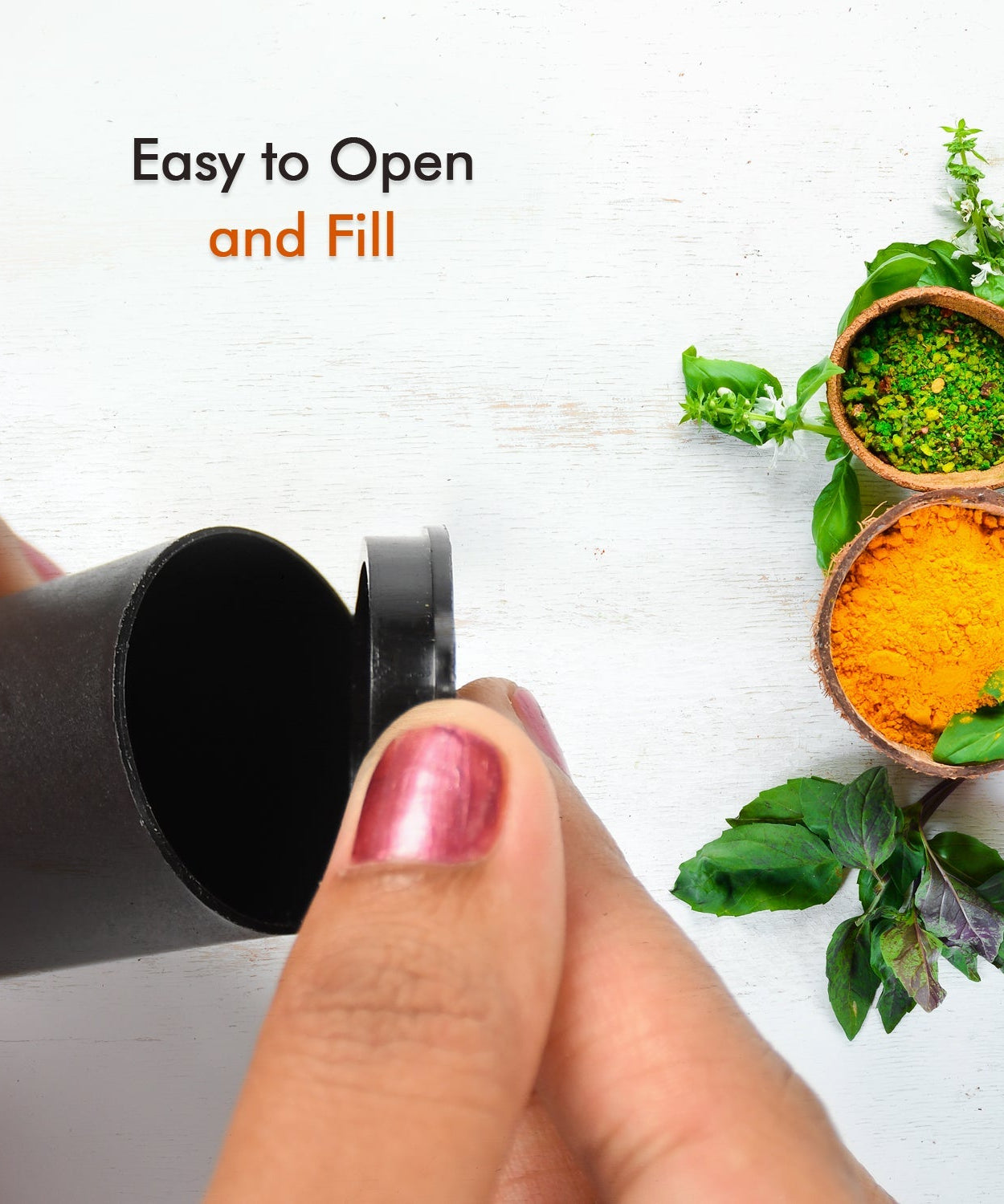 Dispenser set on dining table