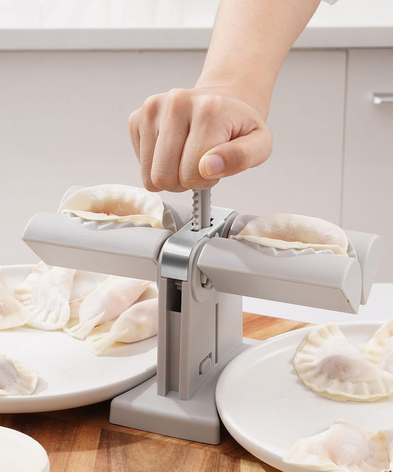 Double Head Dumpling Maker Mold – Easy Tool for Making Dumplings, Press Mold Kitchen Accessory