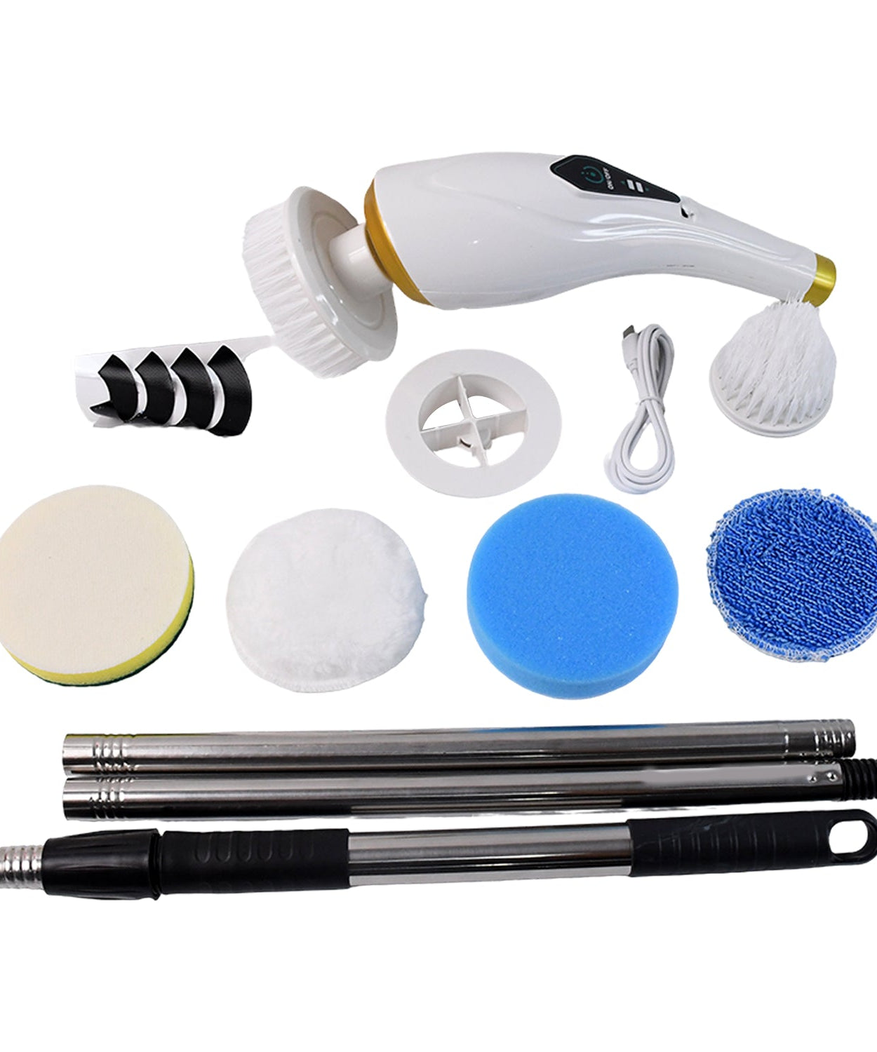 Adjustable Spin Scrubber Tool