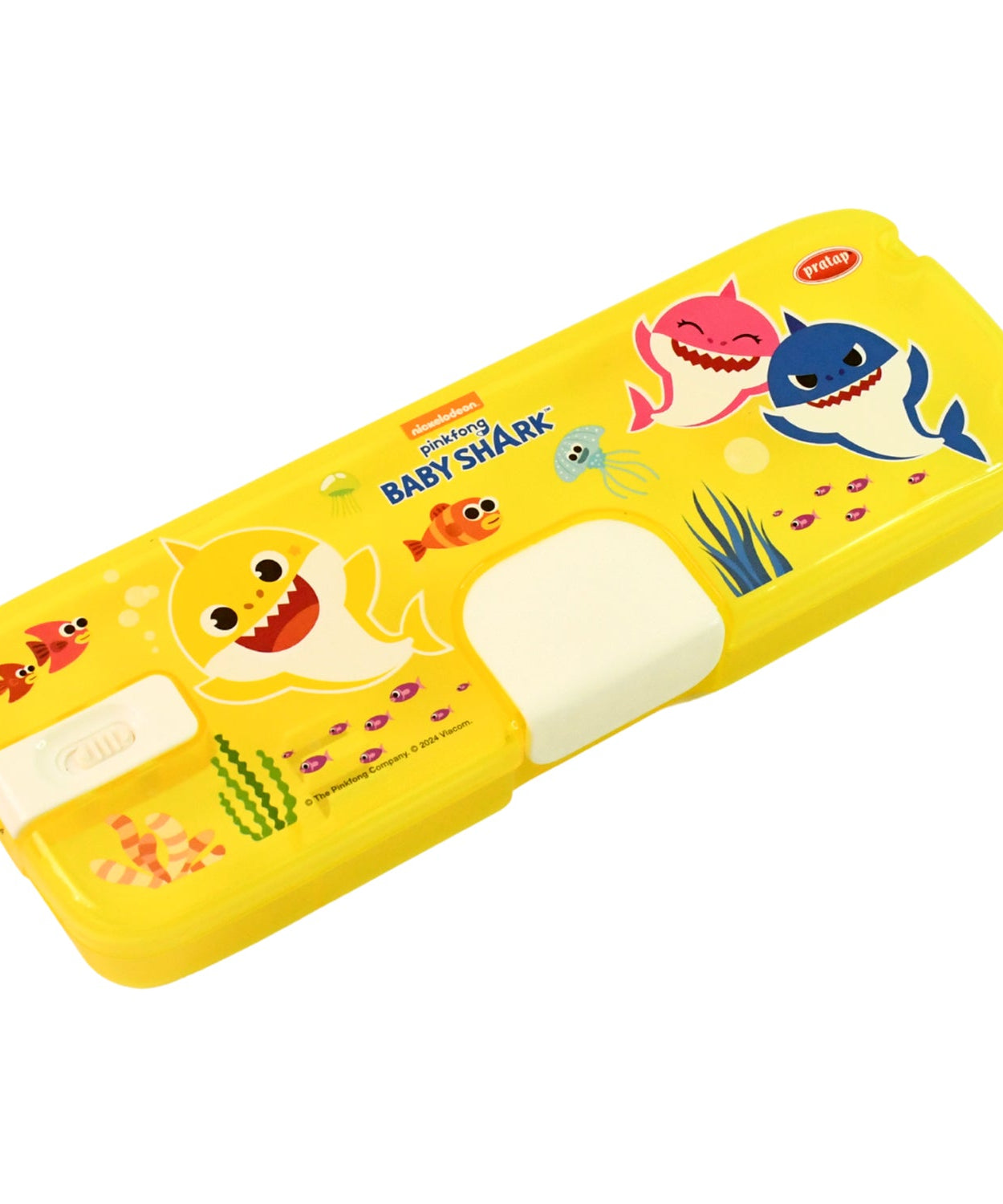 Colorful LED Light Cartoon Pencil Box